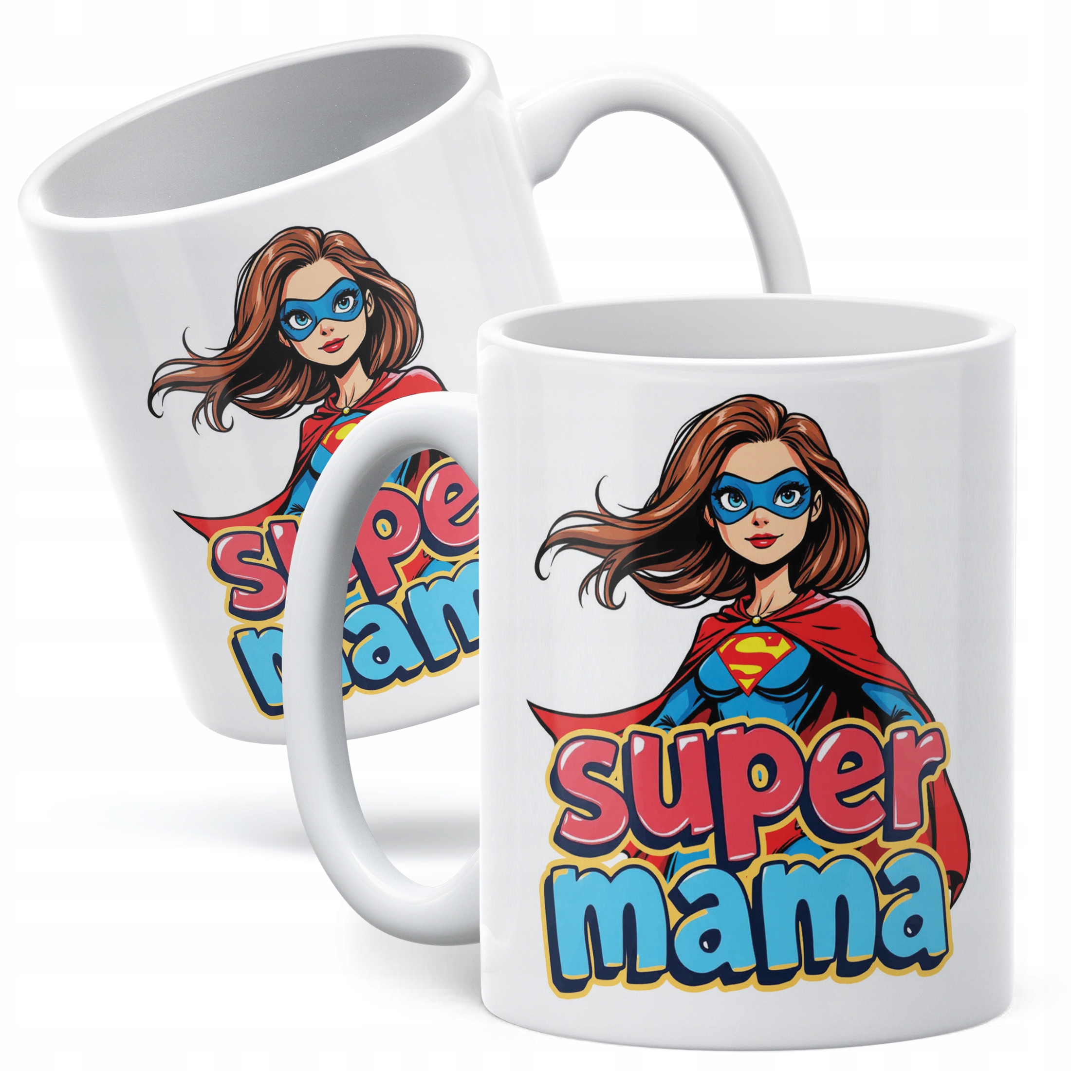 Kubek ceramiczny Dzień Matki Dla Mamy Prezent Upominek Super Mama