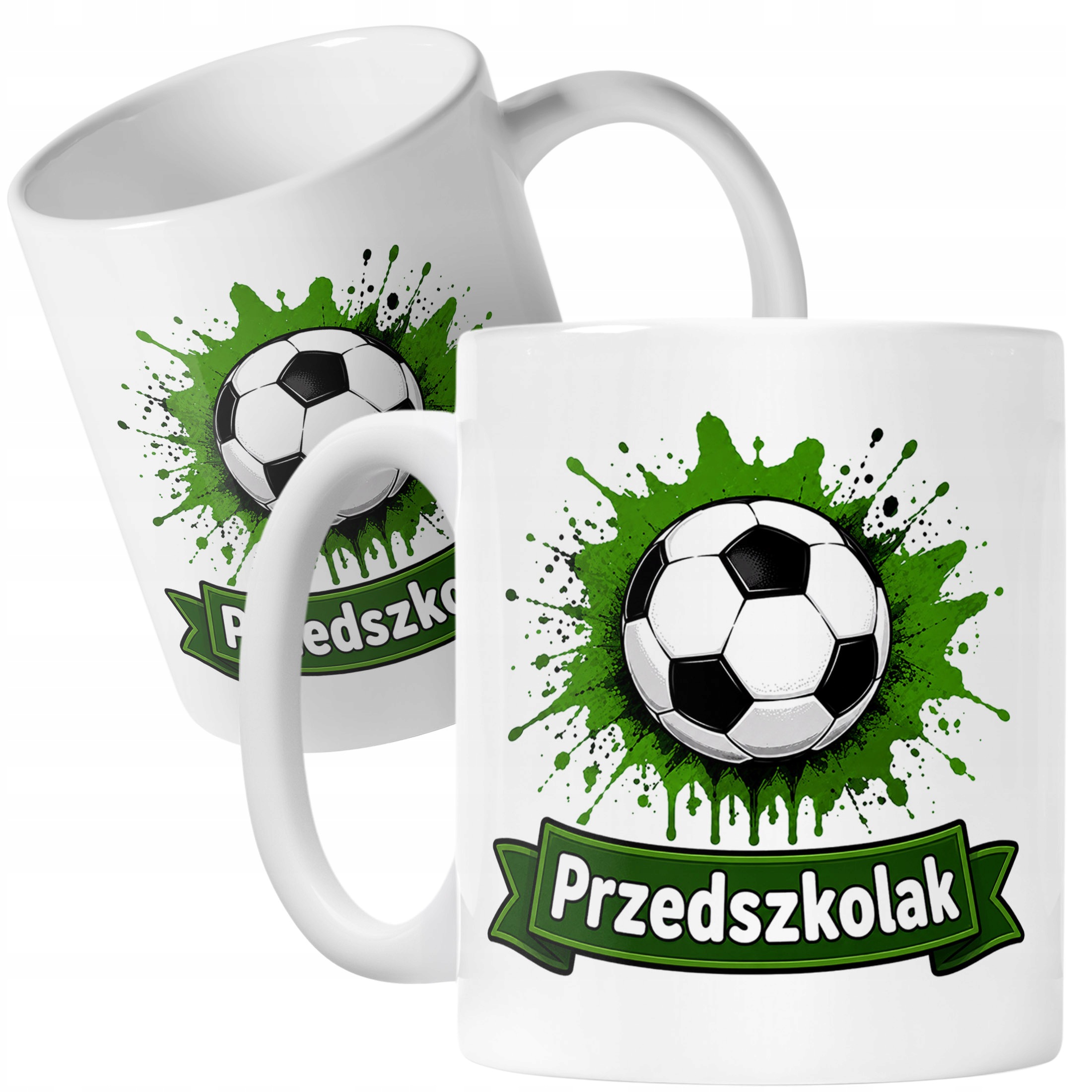 Biały Kubek z nadrukiem Przedszkolak Szkoła Dla Dzieci Prezent