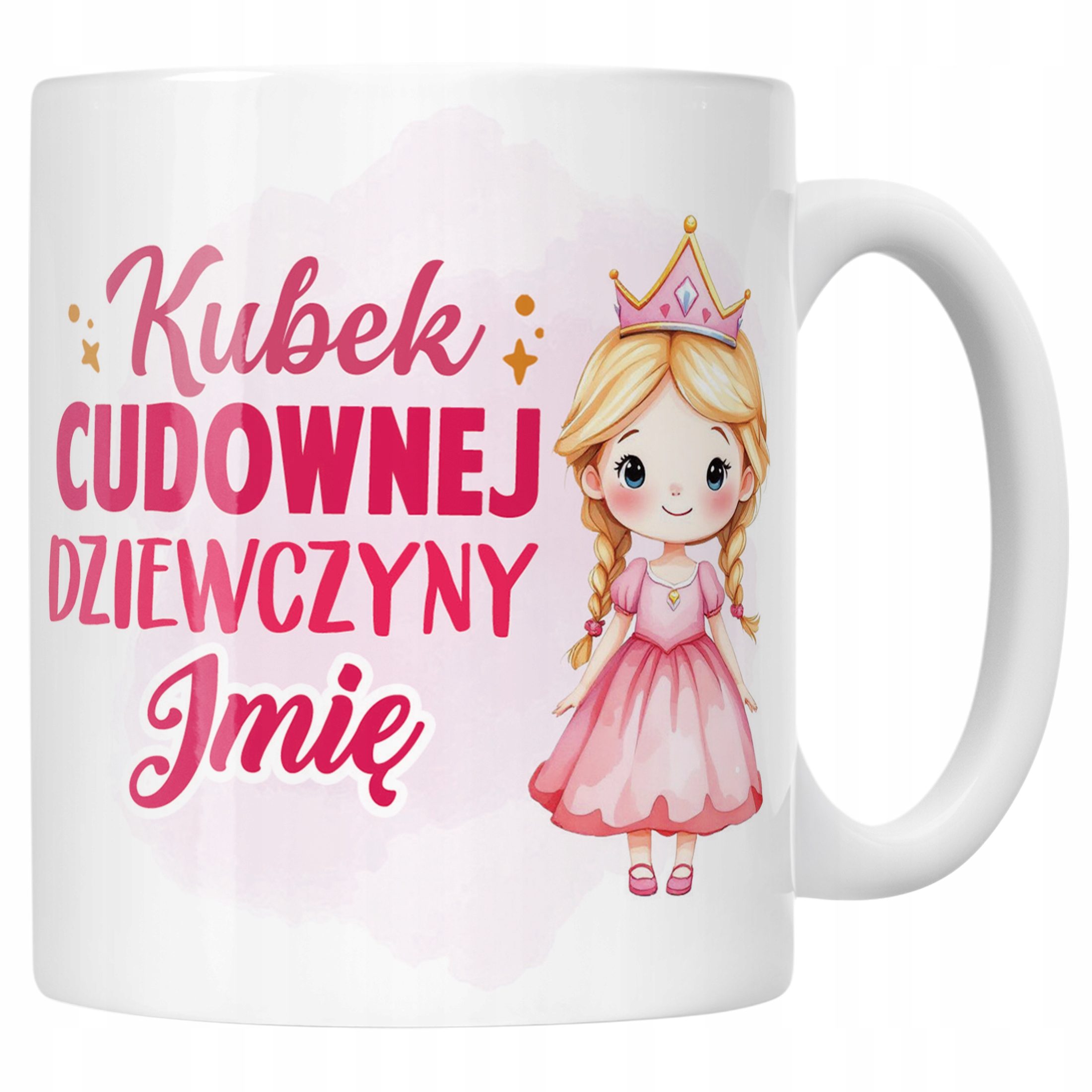 Kubek Ceramiczny Personalizowany Dzień Kobiet Dla Dziewczynki Prezent