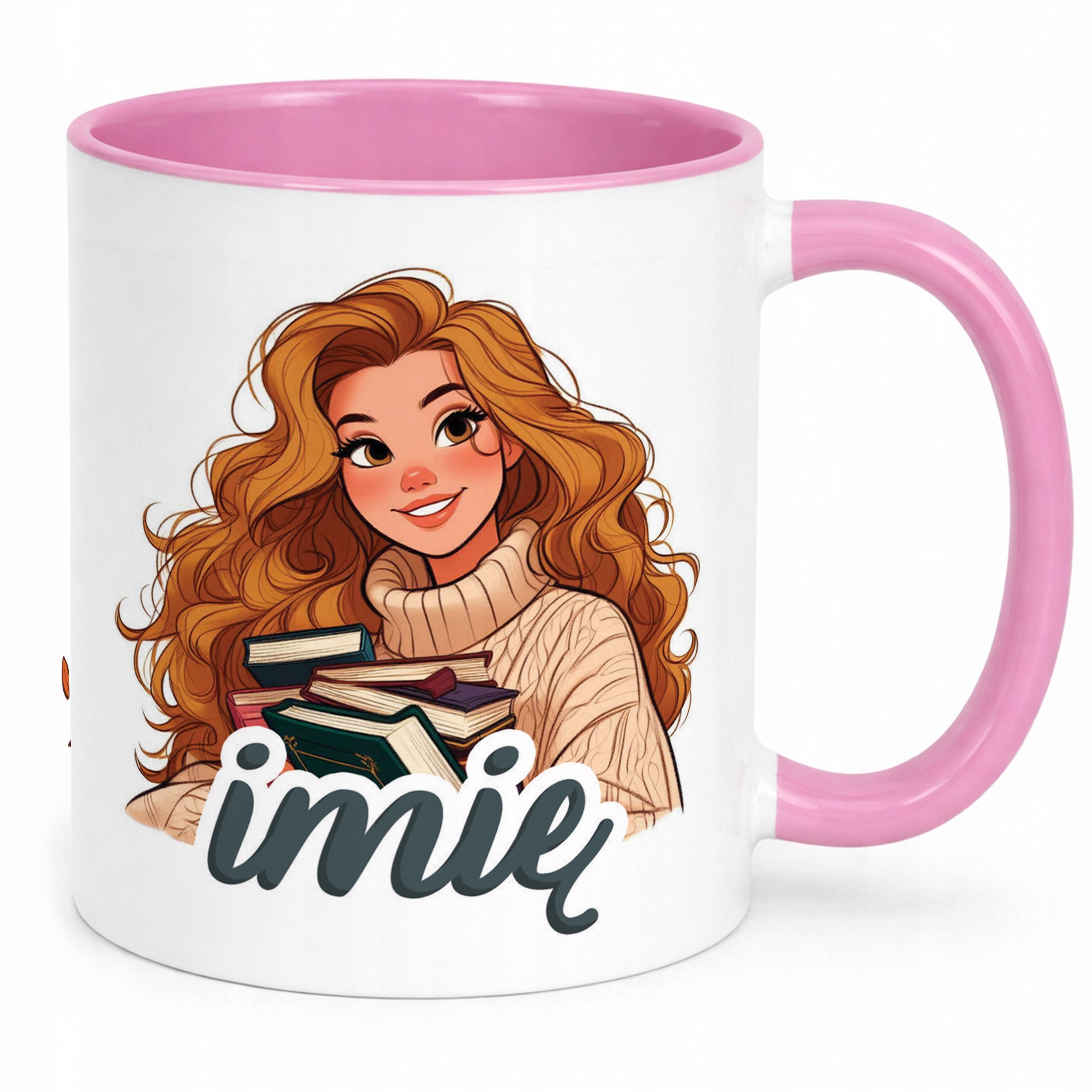Kubek Różowy Personalizowany Jesienny Jesieniara Prezent Upominek