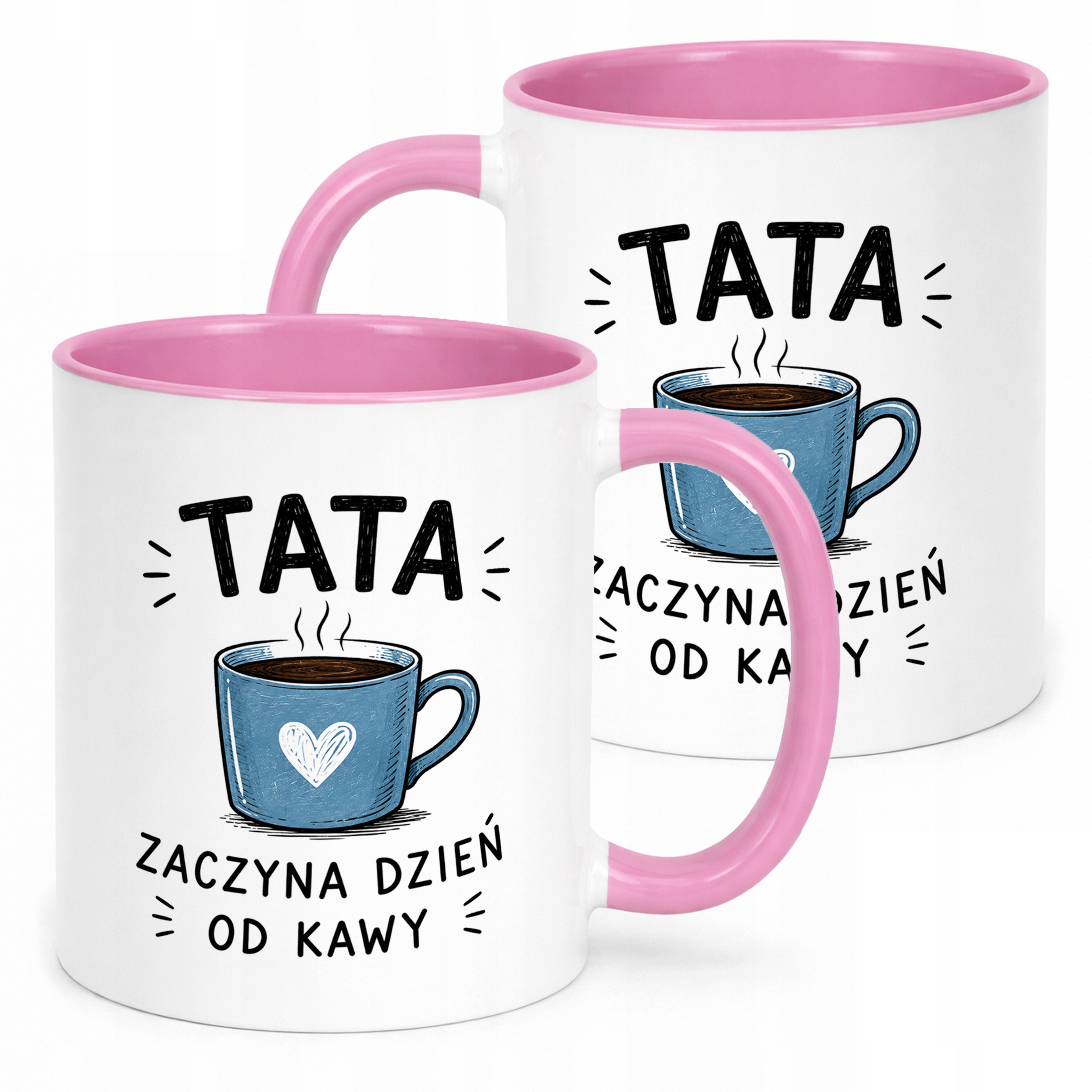 Kubek Różowy Dzień Ojca prezent dla taty pomysł na prezent
