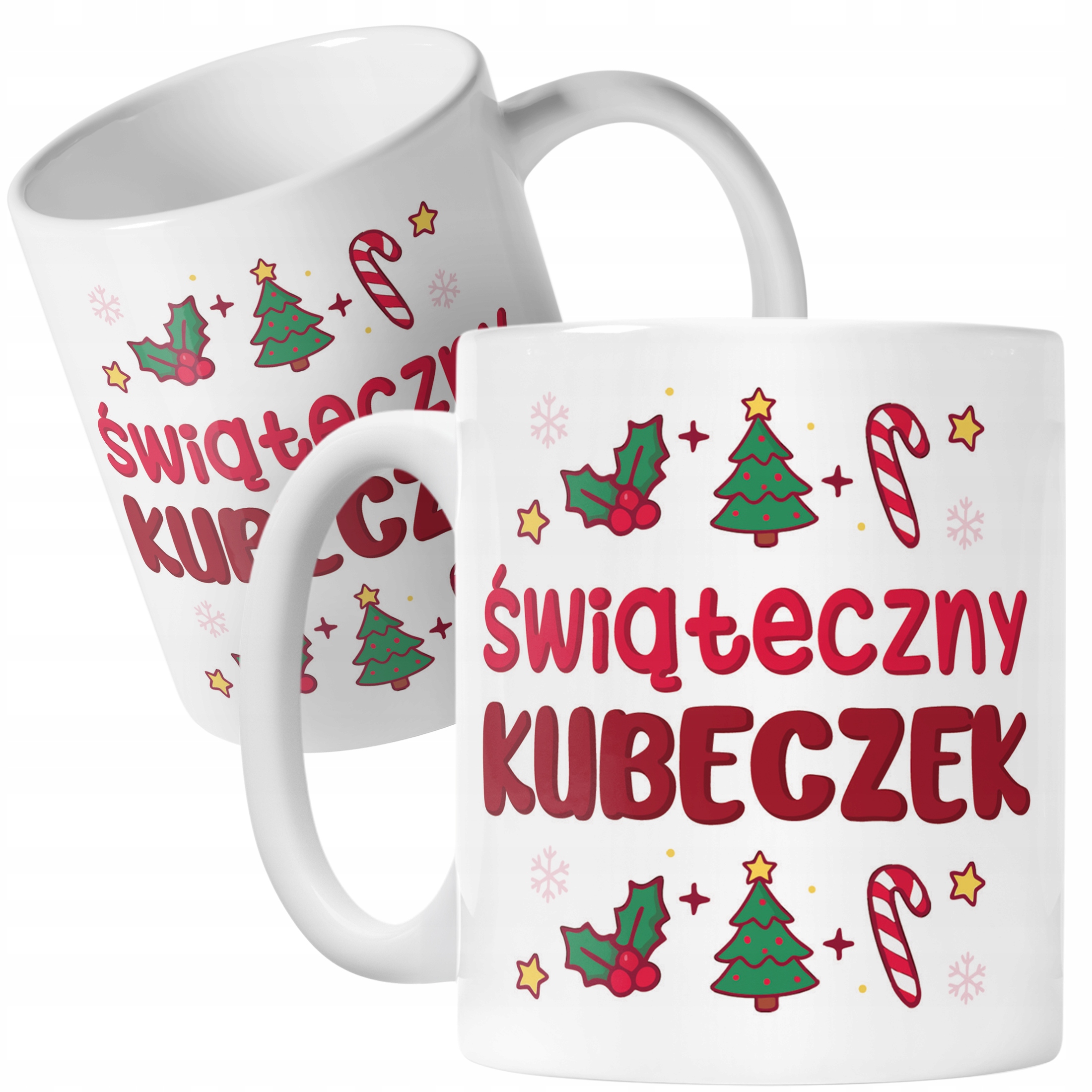 Kubek Ceramiczny Świąteczny Kubeczek Boże Narodzenie Prezent Upominek