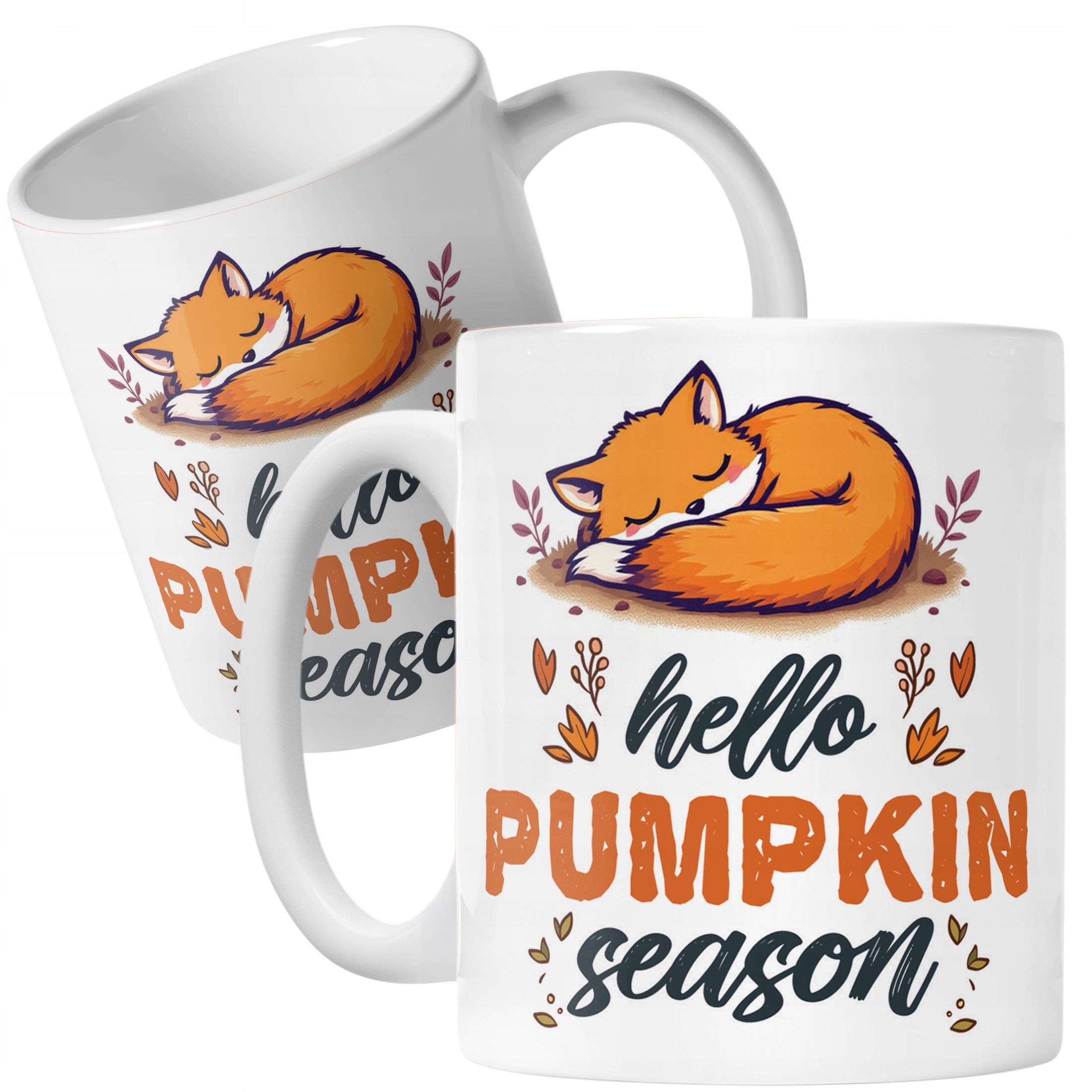 Kubek ceramiczny Jesienny Jesień Hello Pumpkin Dynia Prezent