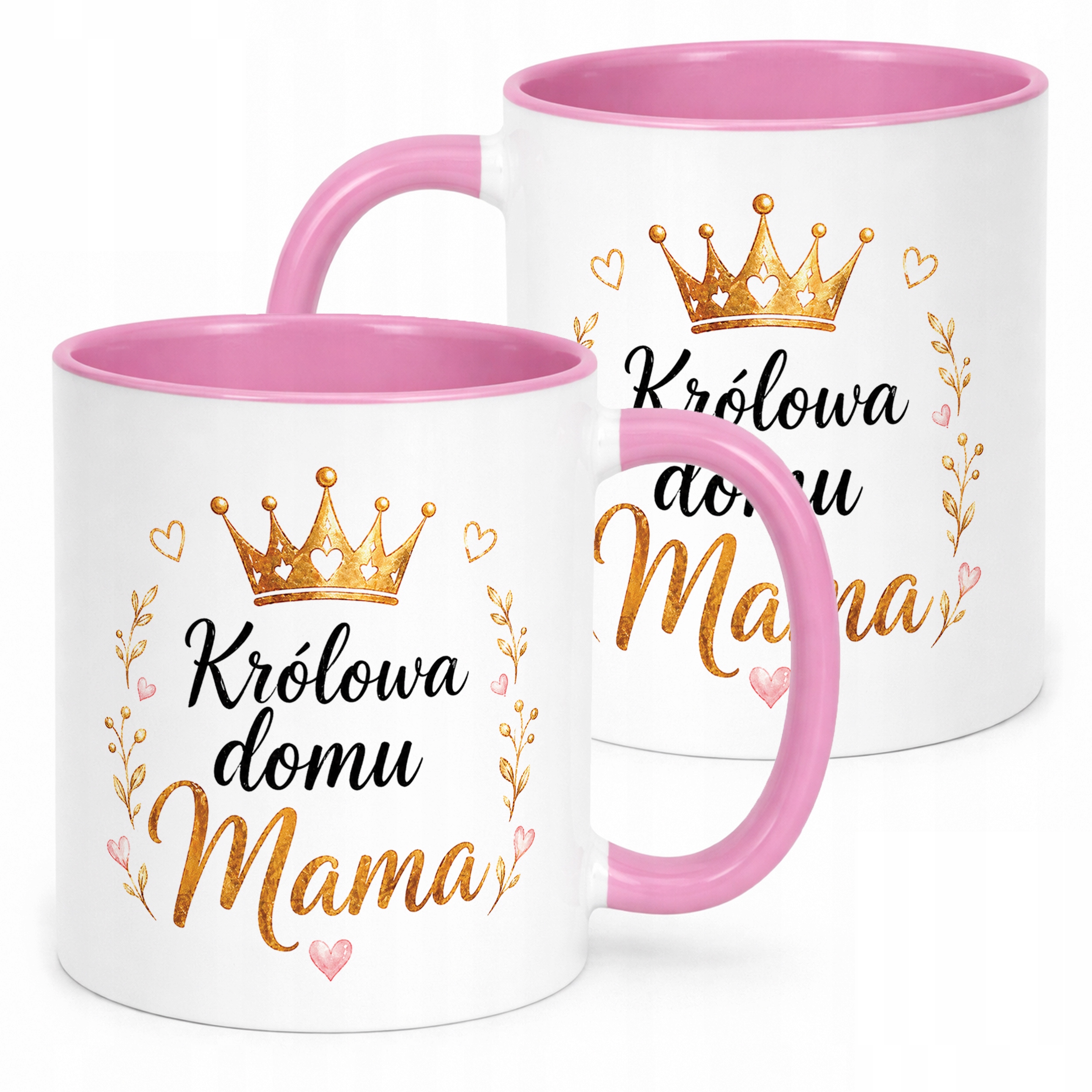 Prezent na Dzień Matki kubek różowy dla mamy elegancki prezent dla mamy