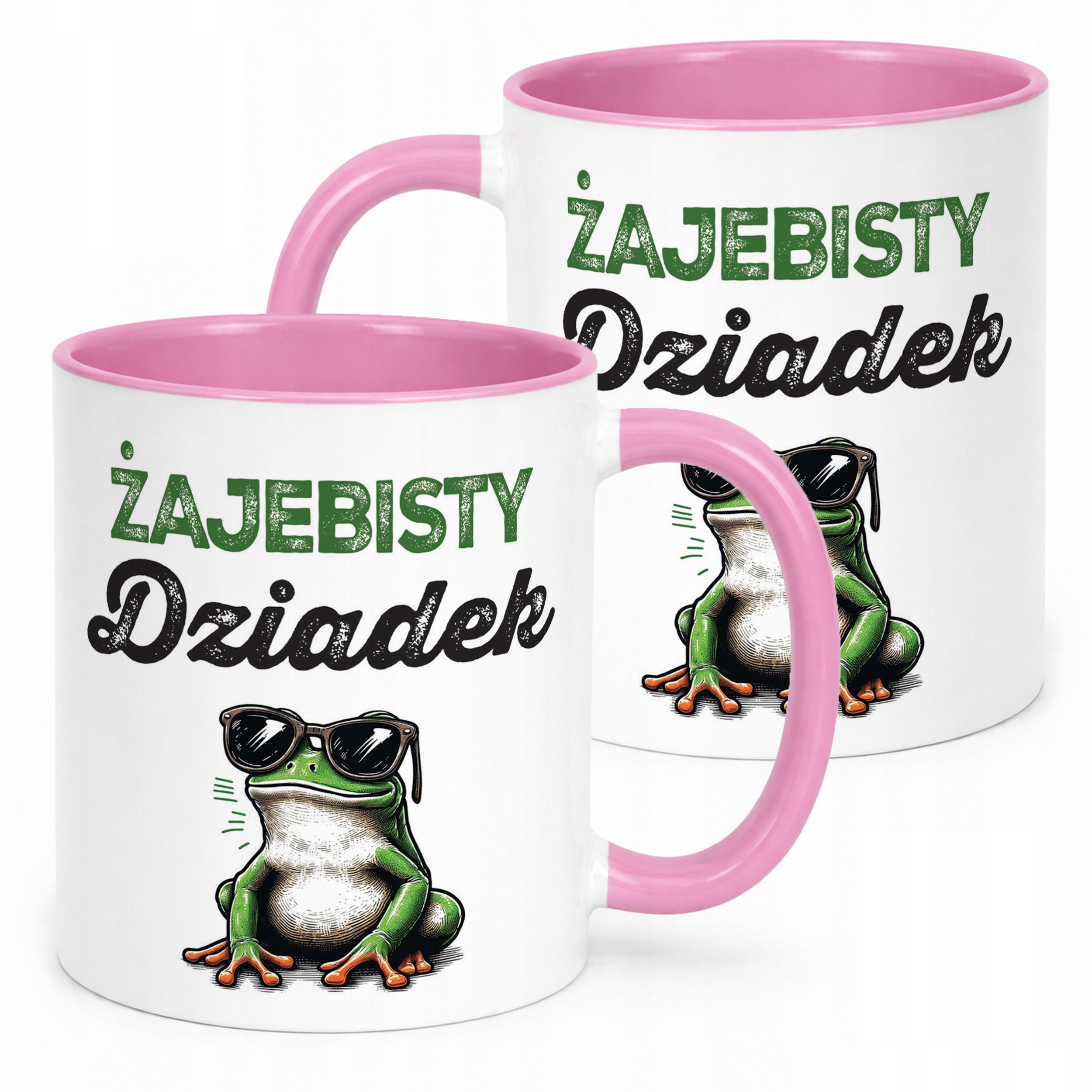 Kubek Różowy Dzień Dziadka Dla Dziadka Prezent Upominek