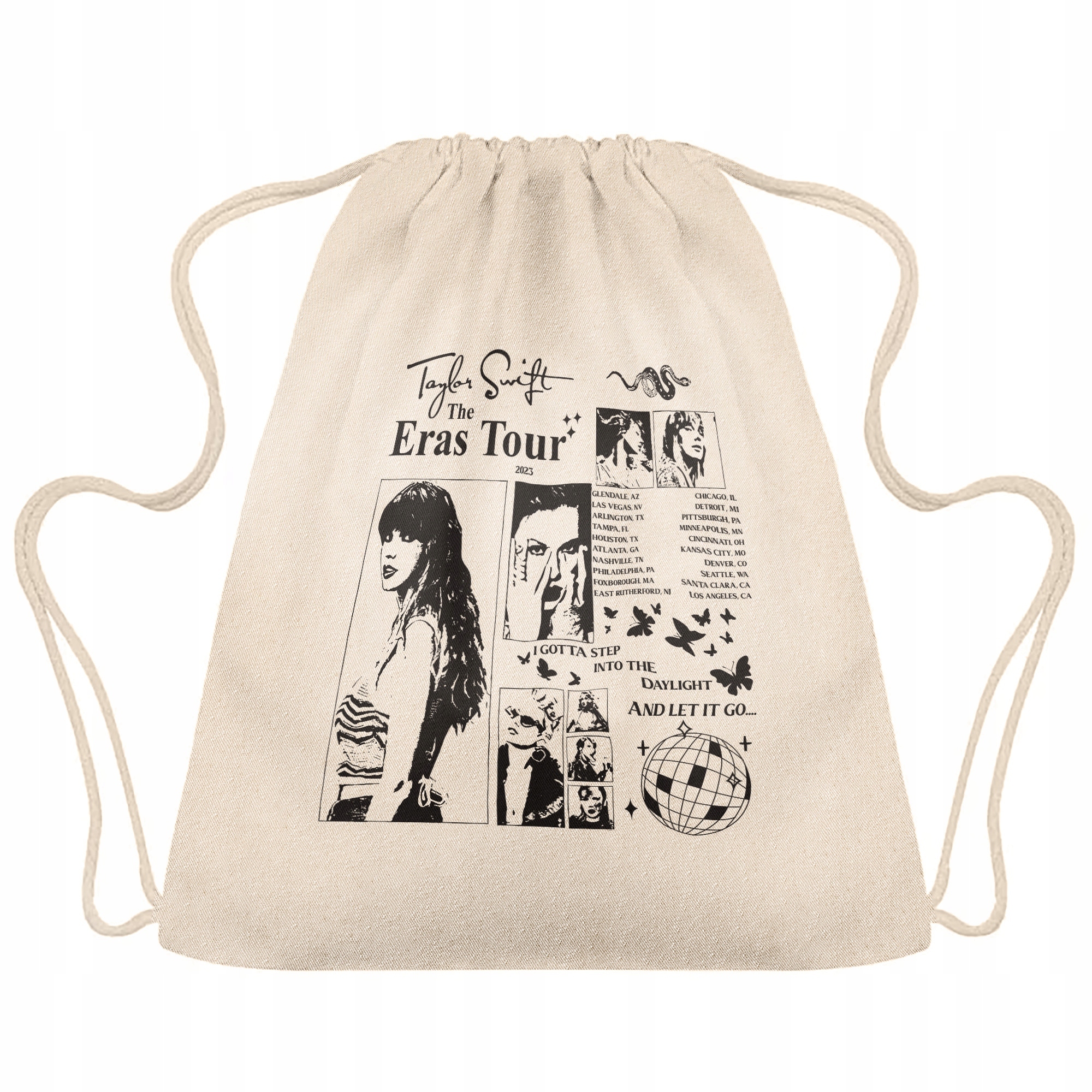 Plecak bawełniany 34×40 Taylor Swift The Eras Tour