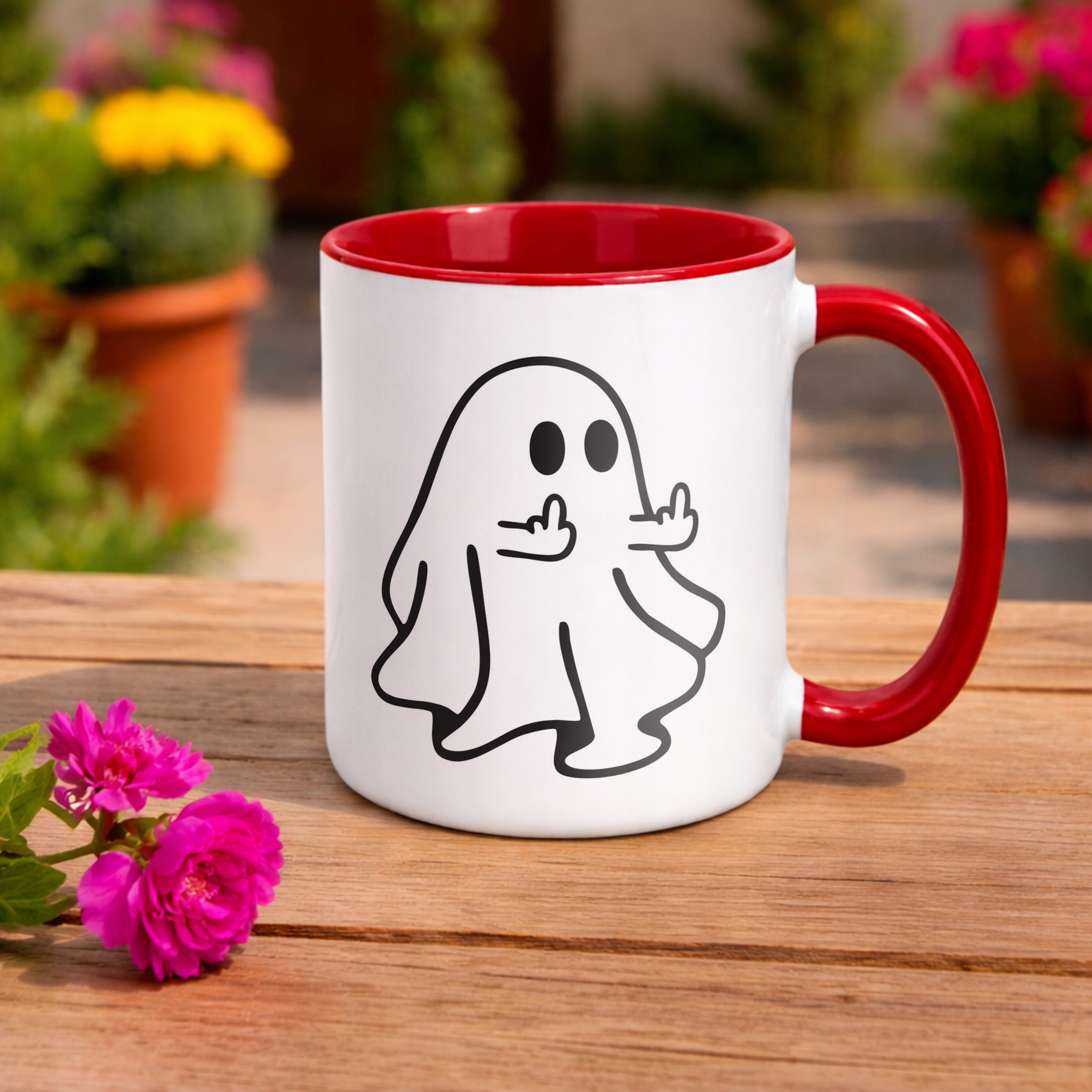 Kubek ceramiczny Halloween Jesień Dynia Duch Prezent Upominek
