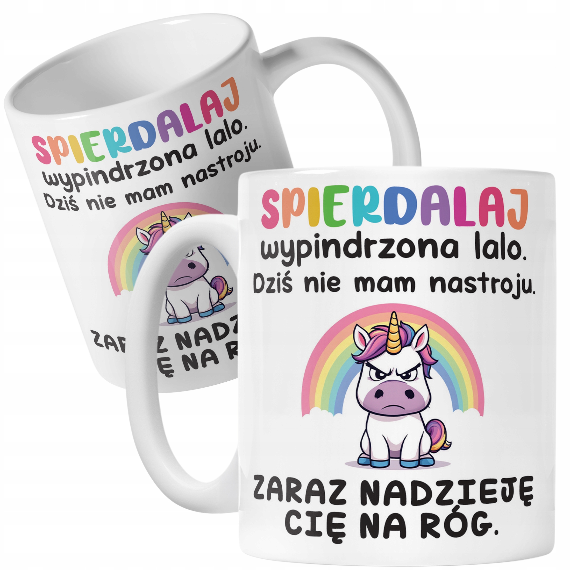 Kubek ceramiczny Spie***laj Wypindrzona Lalo Śmieszny Zabawny Prezent
