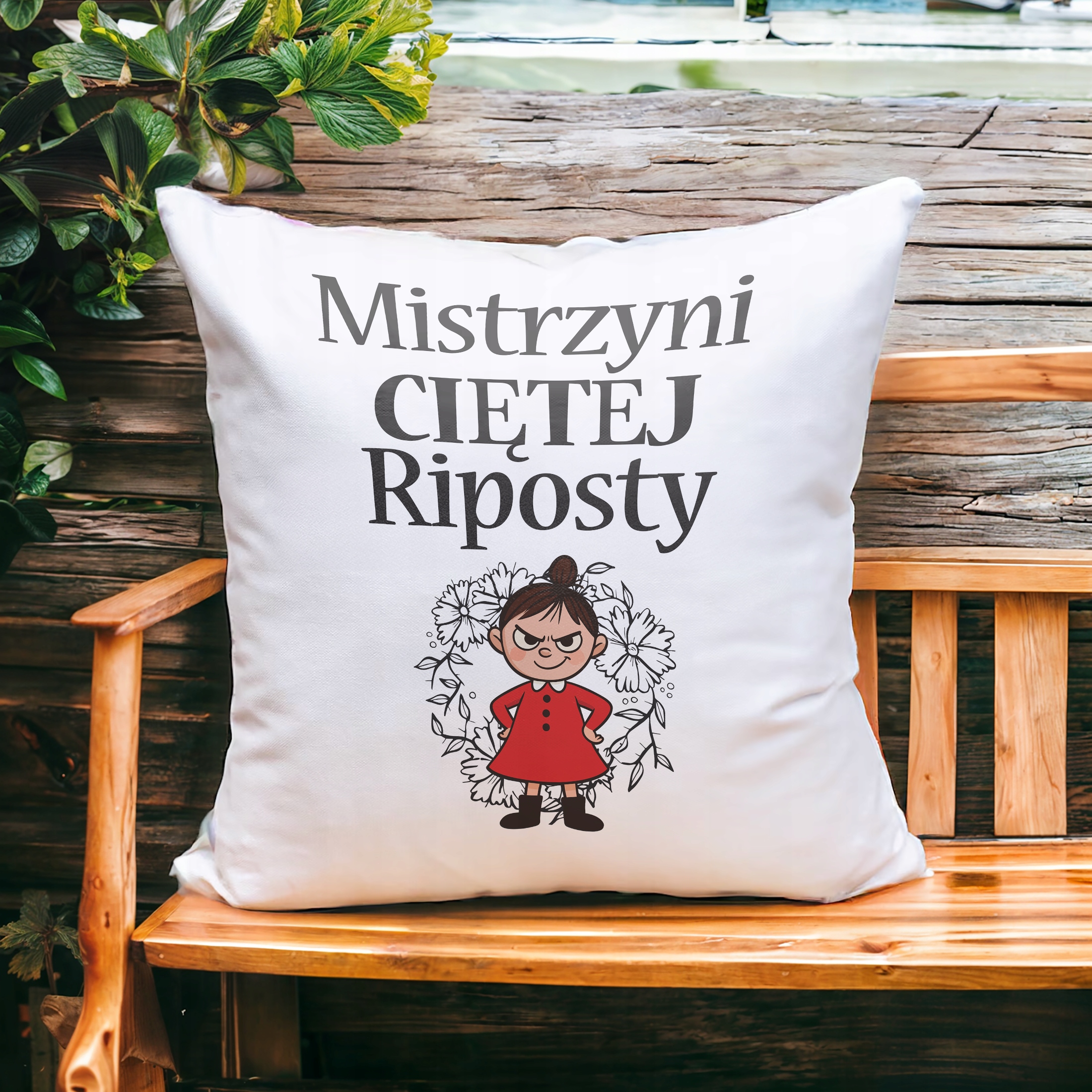 Poduszka 38x38cm Dzień Kobiet Zabawny Prezent Dla Kobiety Upominek