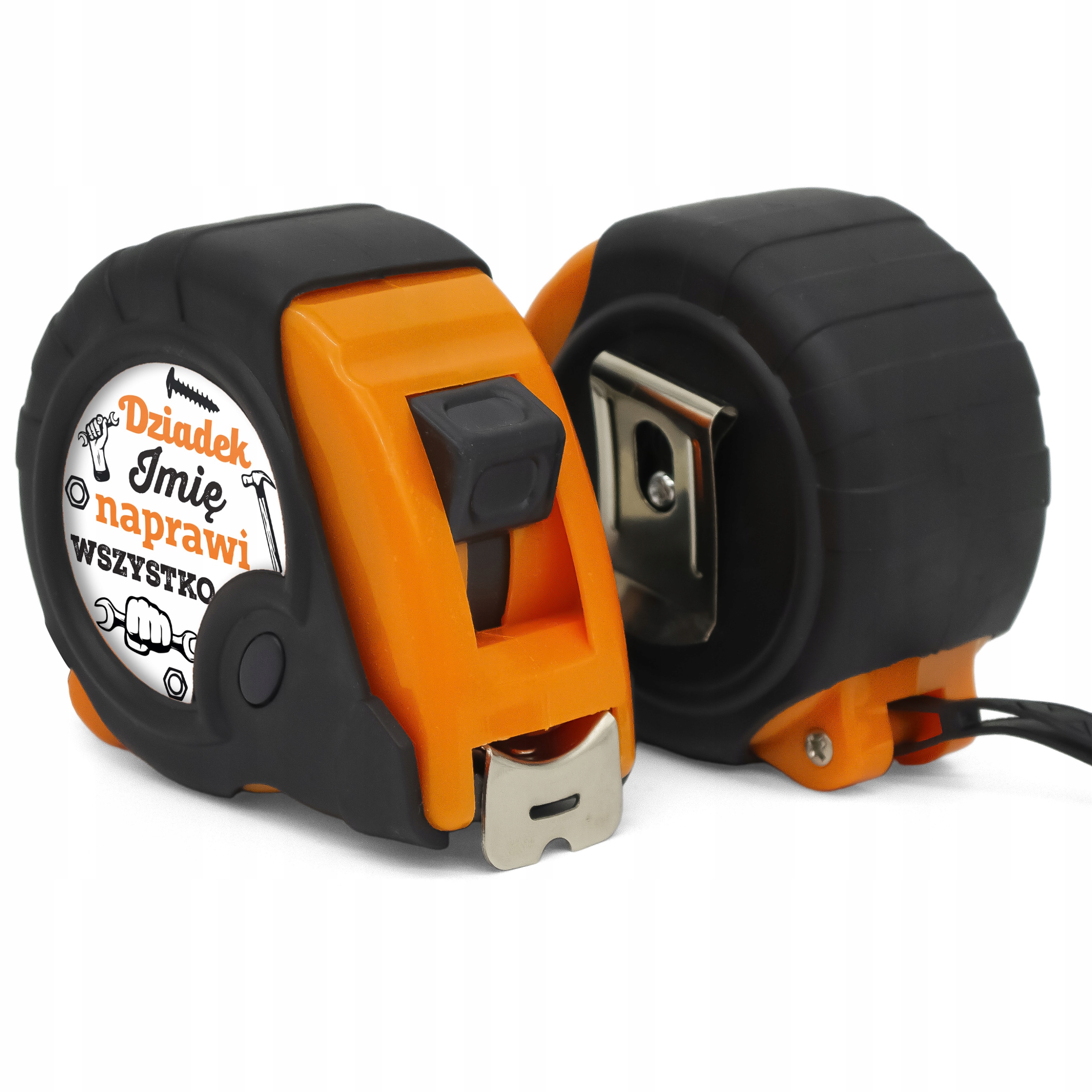 Miarka Perosnalizowana Zwijana 5m Na Dzień Dziadka Prezent Naprawi Wszystko