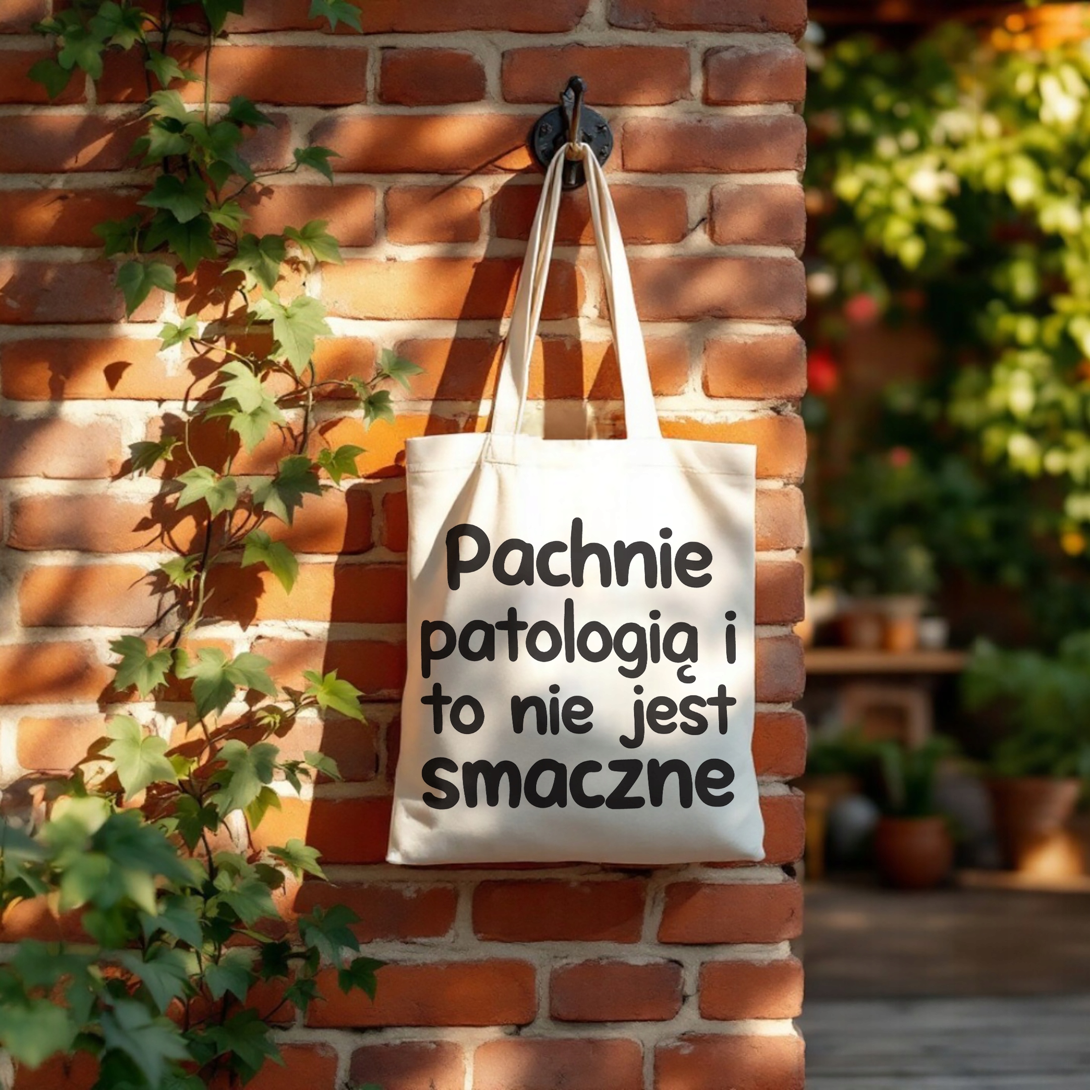 Torba bawełniana na zakupy Pachnie Patologią I To Nie Jest Prezent