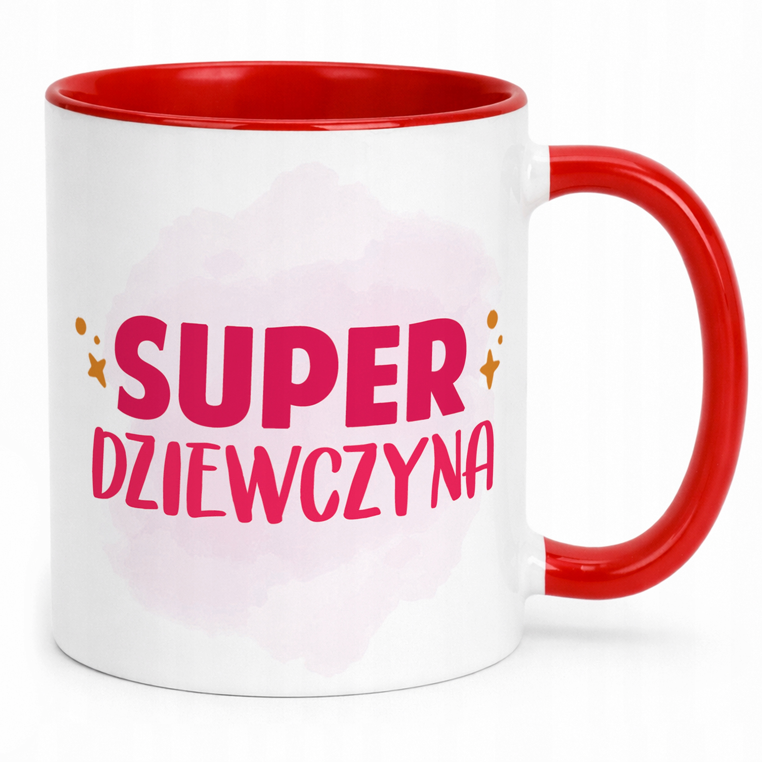 Kubek Czerwony Dzień Kobiet Dla Dziewczynki Dla Niej Prezent Upominek