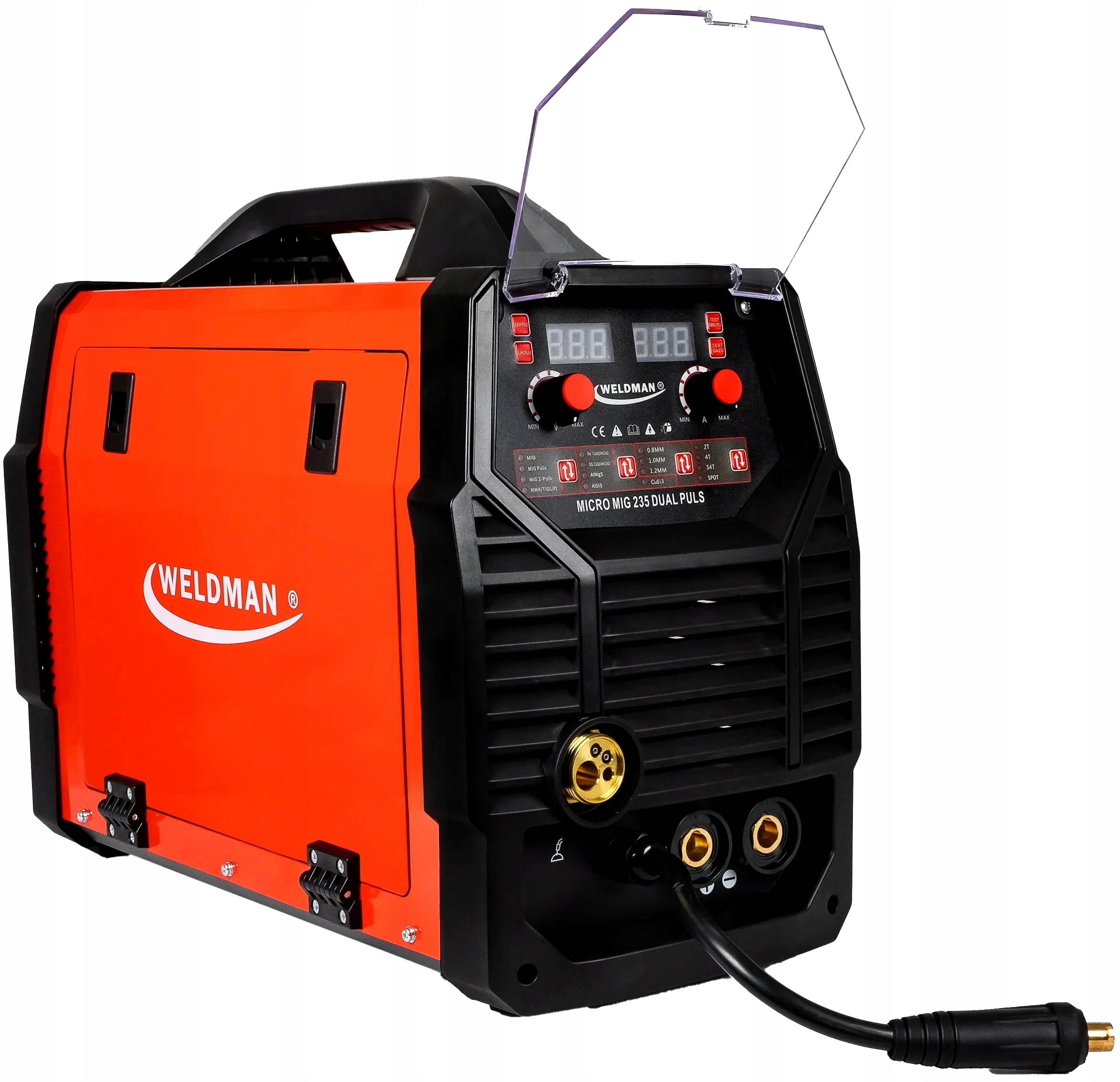 SPAWARKA INWERTOROWA MIGOMAT PÓŁAUTOMAT WELDMAN MICRO MIG 235 DUAL
