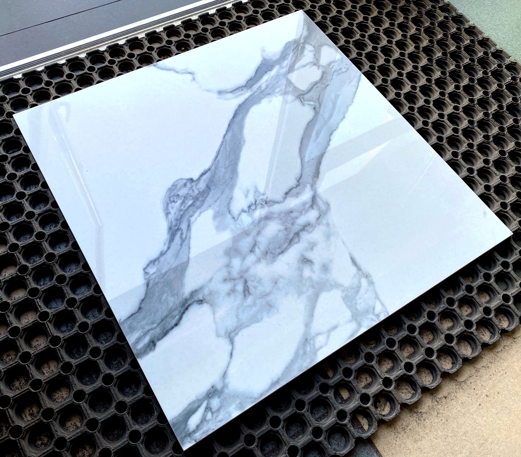 GRES CALACATTA 60X60 POLER BIAŁY MARMUR POŁYSK