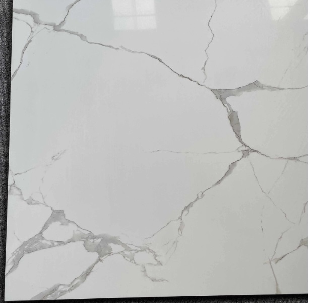 GRES CARRARA WHITE 60X60 BIAŁY MARMUR POŁYSK g.II