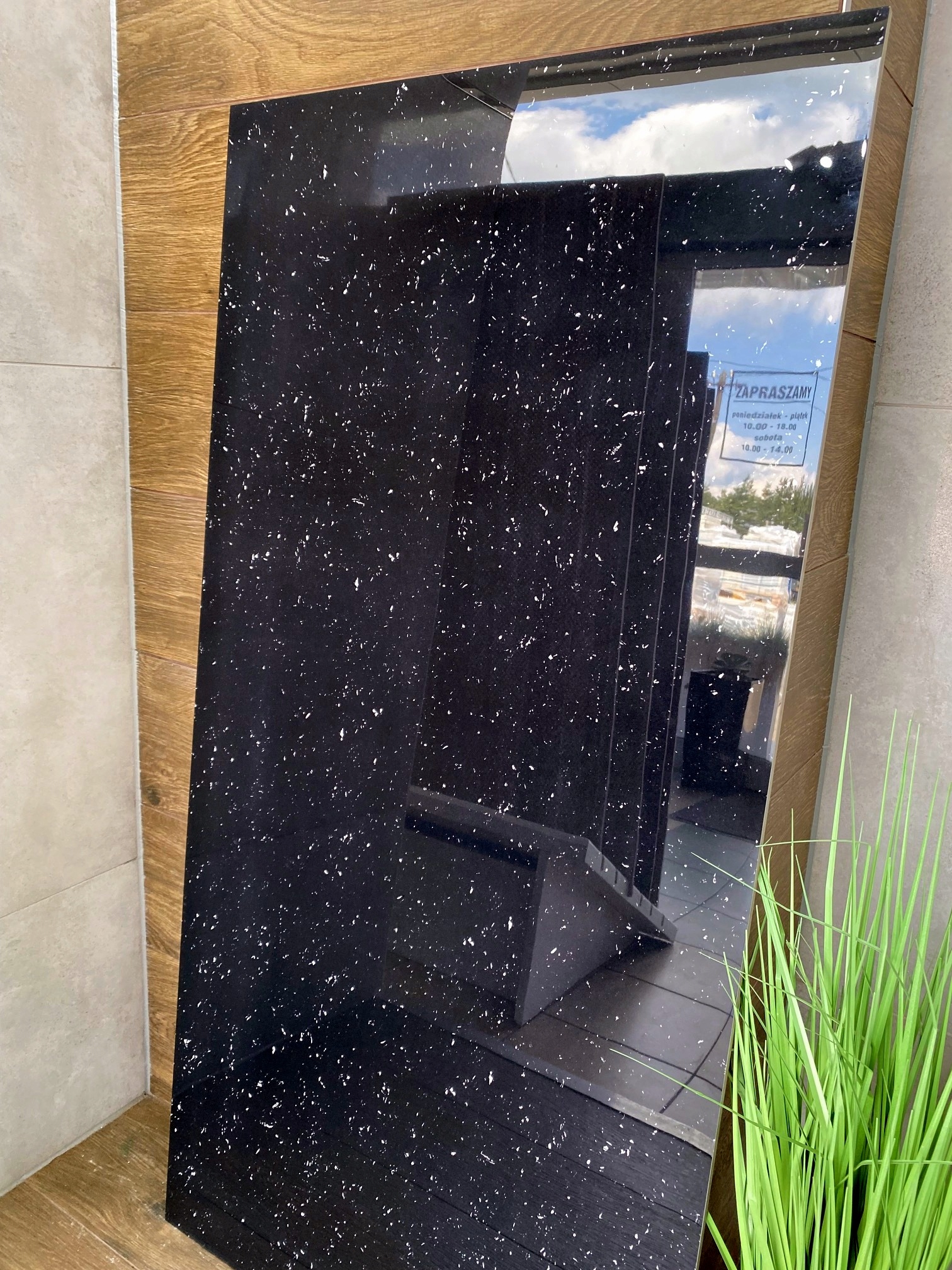 CZARNY gres polerowany WYSOKI POŁYSK efekt 3D GAT. 1 TANIO - NOWOŚĆ