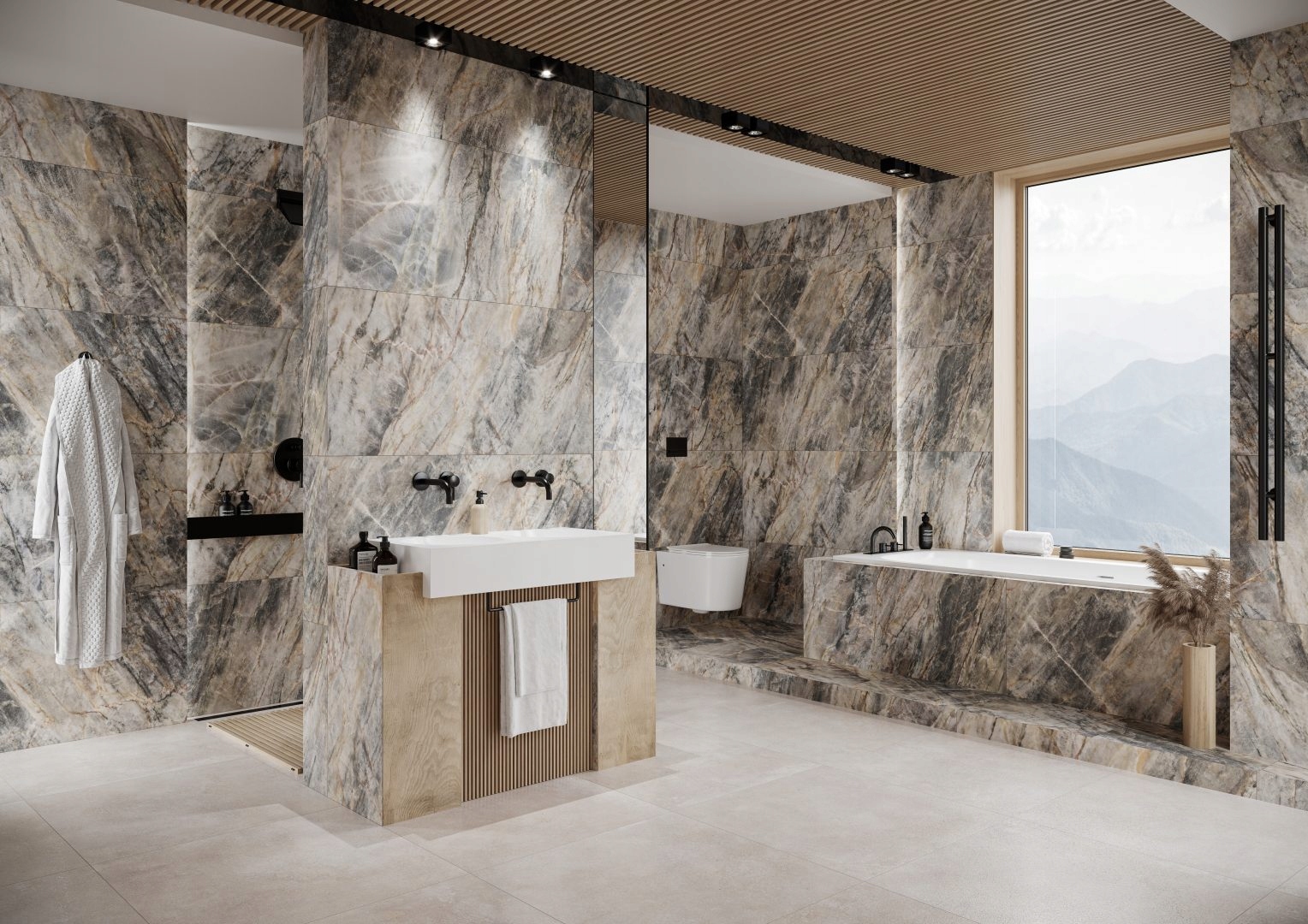 Gres polerowany BRAZILIAN QUARTZITE AMBER 120x60