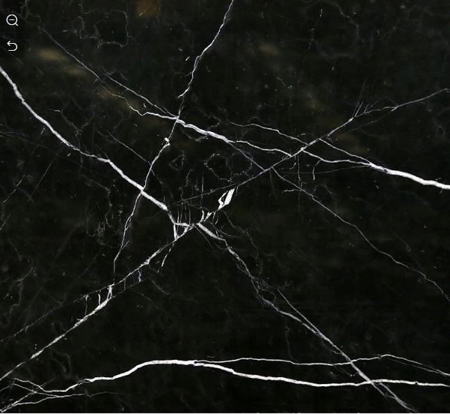 CZARNY gres jak marmur ŻYŁKA 80x80 WYSOKI POŁYSK