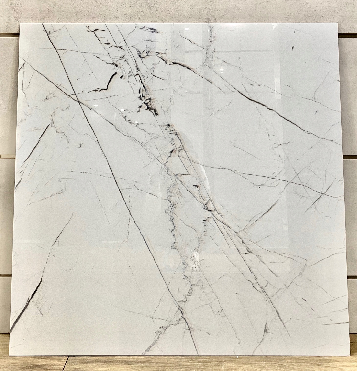 Gres polerowany MARMUR BIAŁY Marmo Thassos 80x80