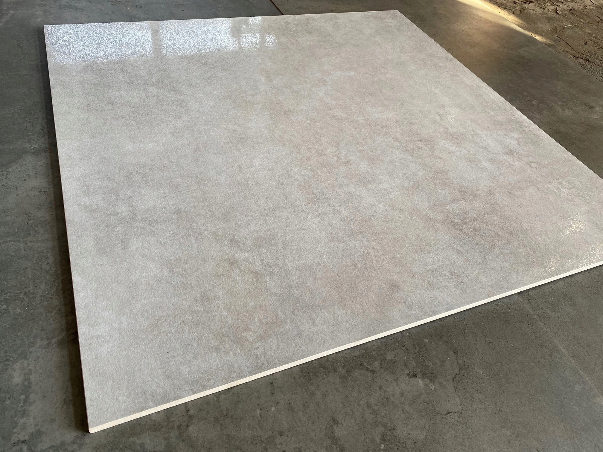 Szary betonopodobny gres 80x80 duży rozmiar TANIO