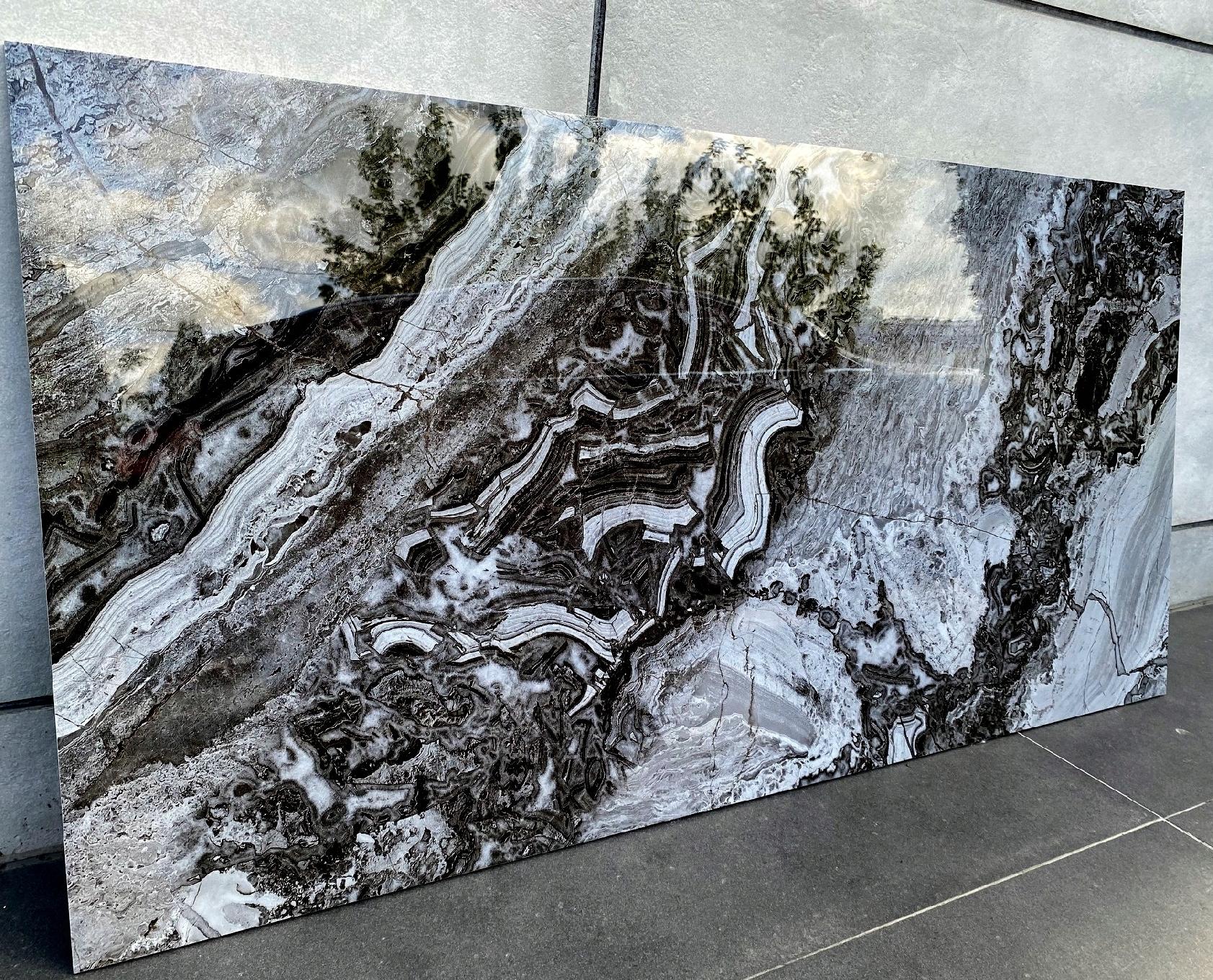 Gres polerowany 120x60 GRAFIT SZARY POŁYSK kamień