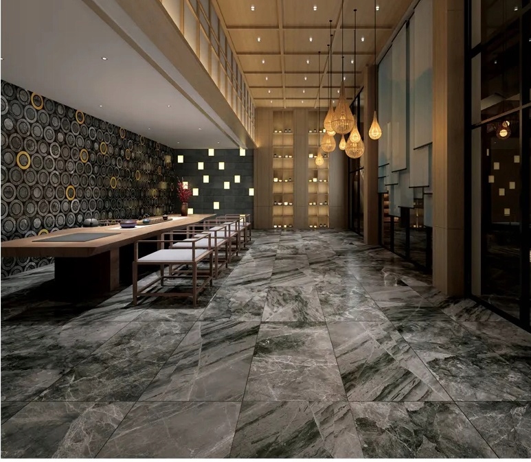 Szary marmur ŻYŁKI elegance 120x60 WYSOKI POŁYSK