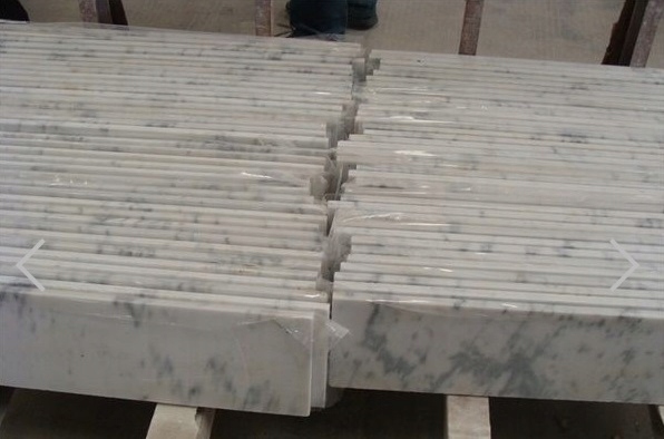 Płyty schody naturalny kamień BIAŁY MARMUR 100x30