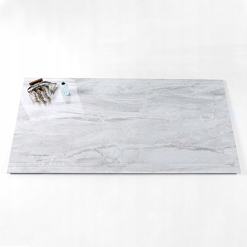 Schody z jasnego marmuru gres WYSOKI POŁYSK 100x30