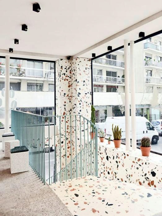 Twardy gres LASTRIKO Terrazzo Straciatella 120x60