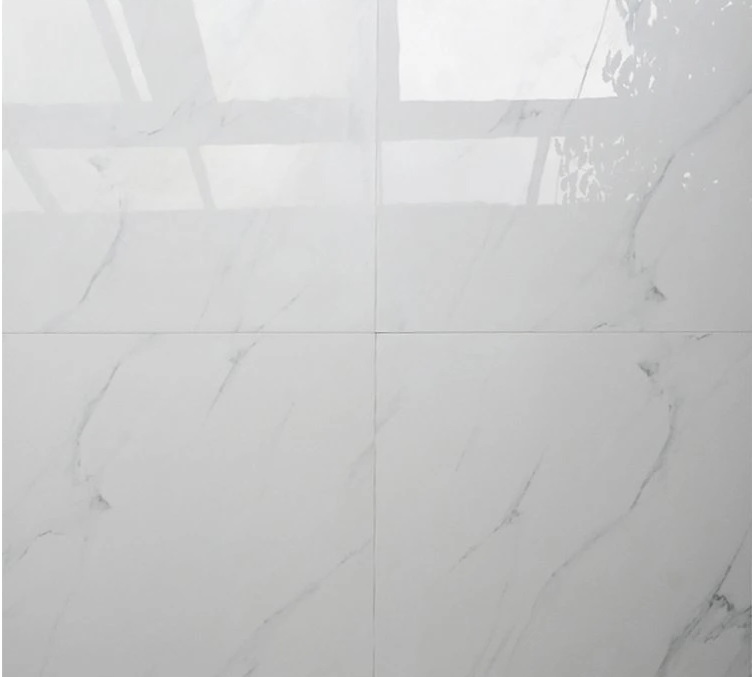 GRES CARRARA WHITE 60X60 MARMUR WYSOKI POŁYSK g.II