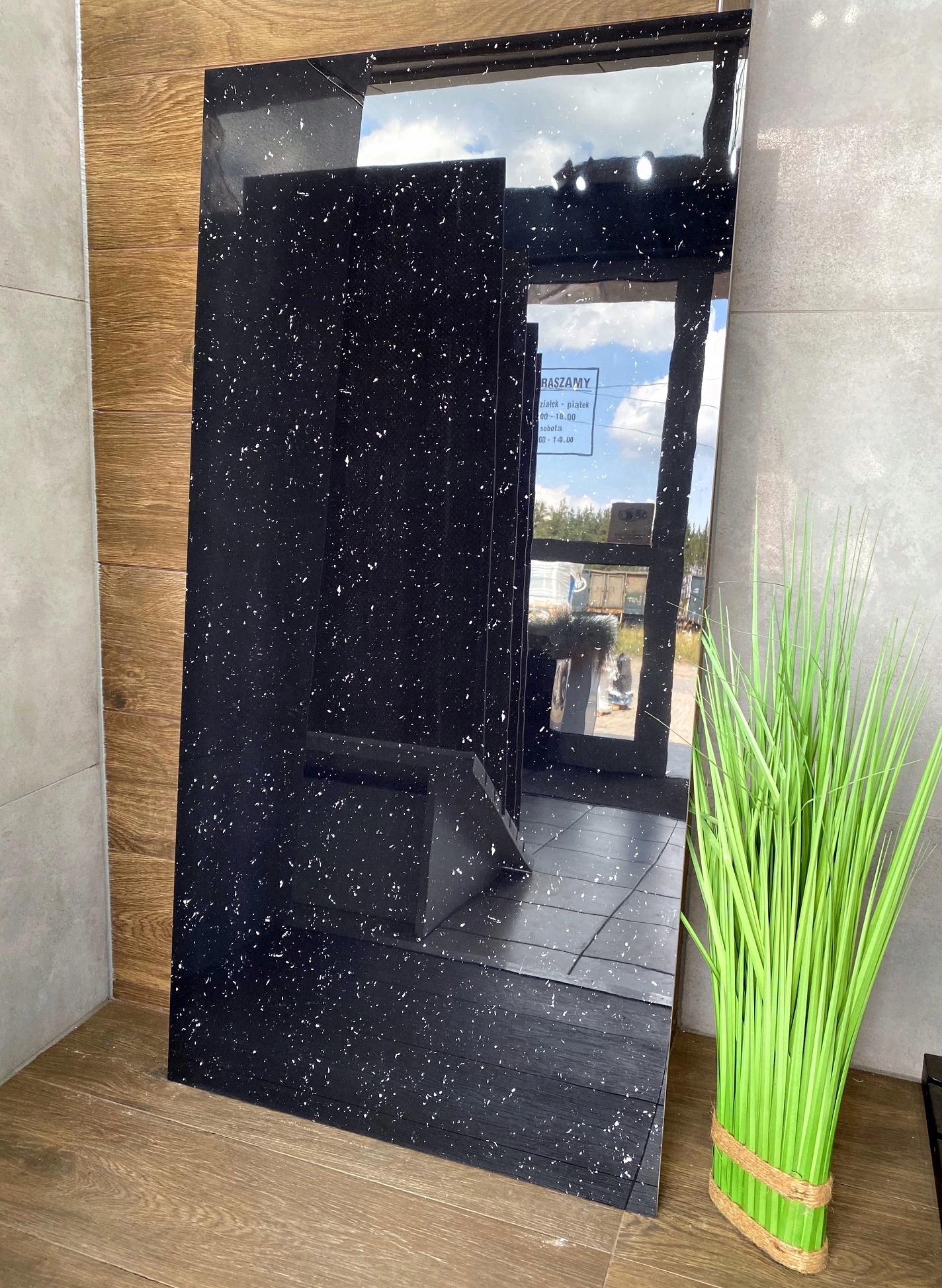 CZARNY gres polerowany WYSOKI POŁYSK efekt 3D GAT. 1 TANIO - NOWOŚĆ