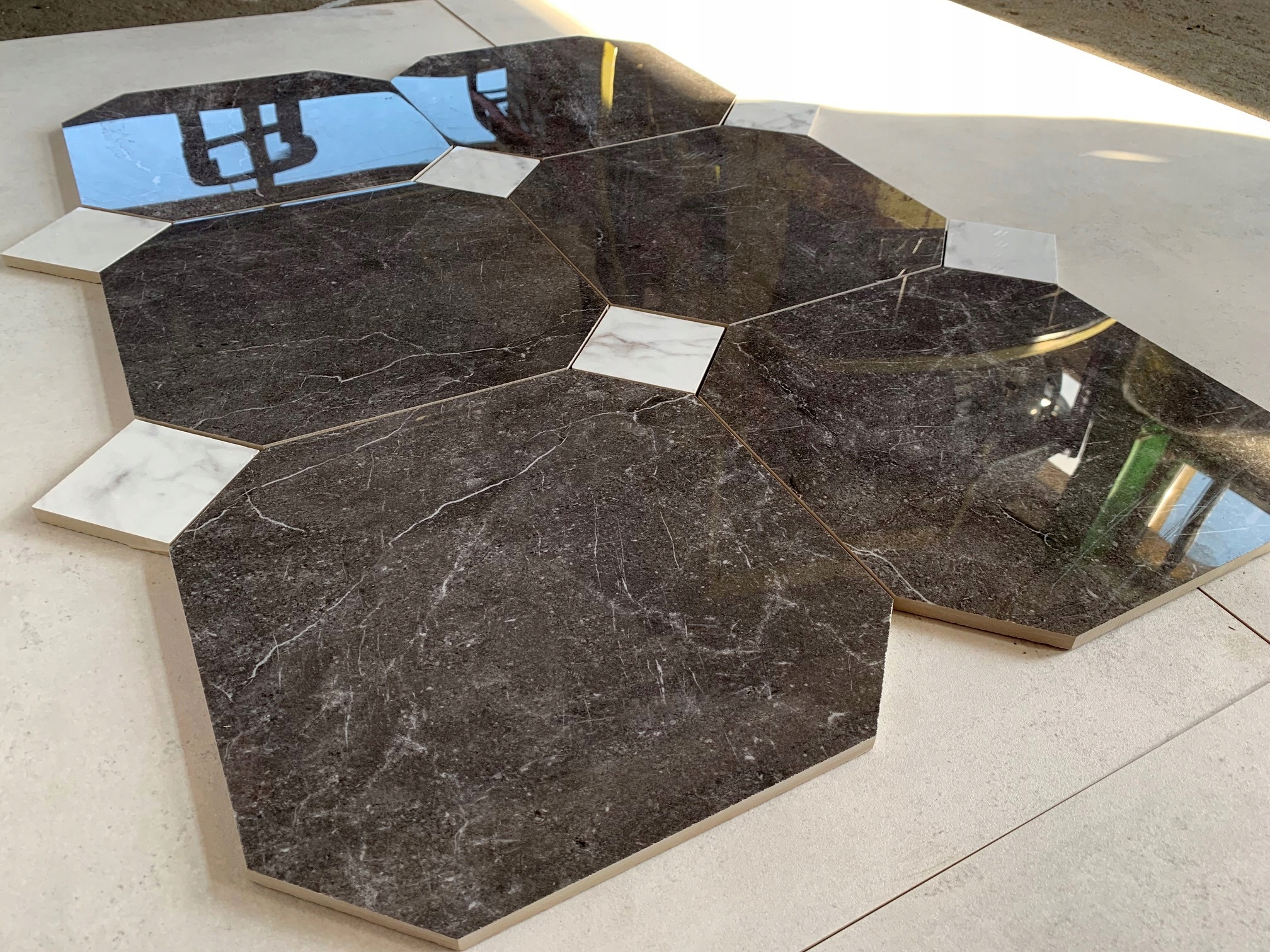 MARMUR oktagon gres polerowany IMPERIAL - POŁYSK!