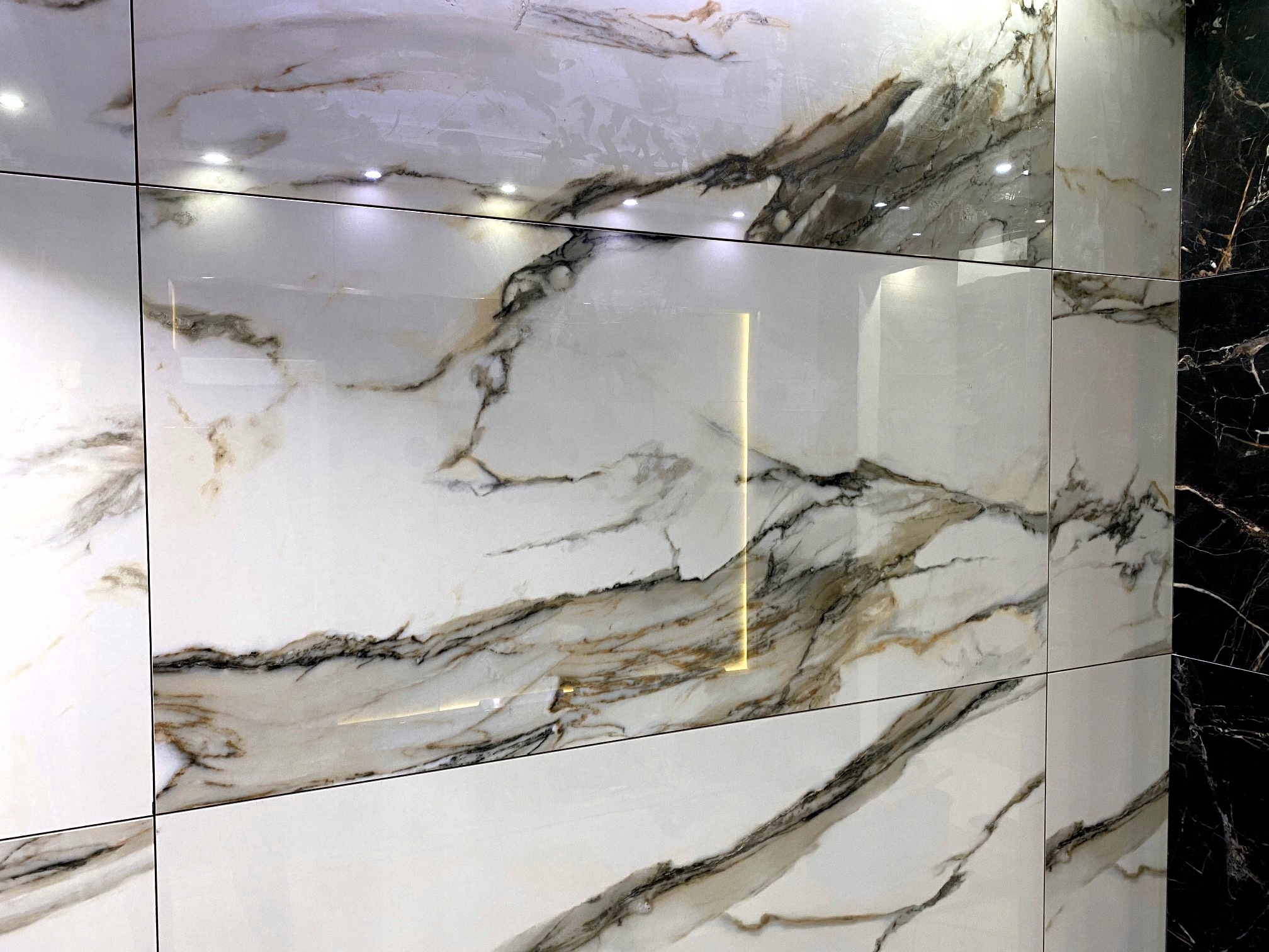 Gres polerowany marmuropodobny 120x60 POŁYSK