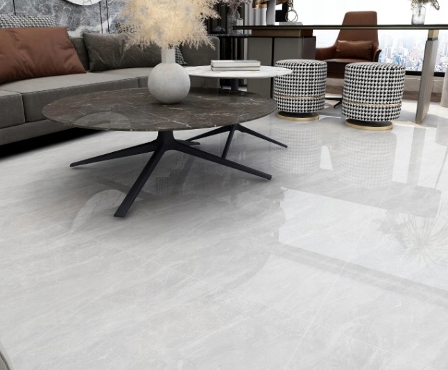 GRES 60X60 szary MARMUR WYSOKI POŁYSK gat.II