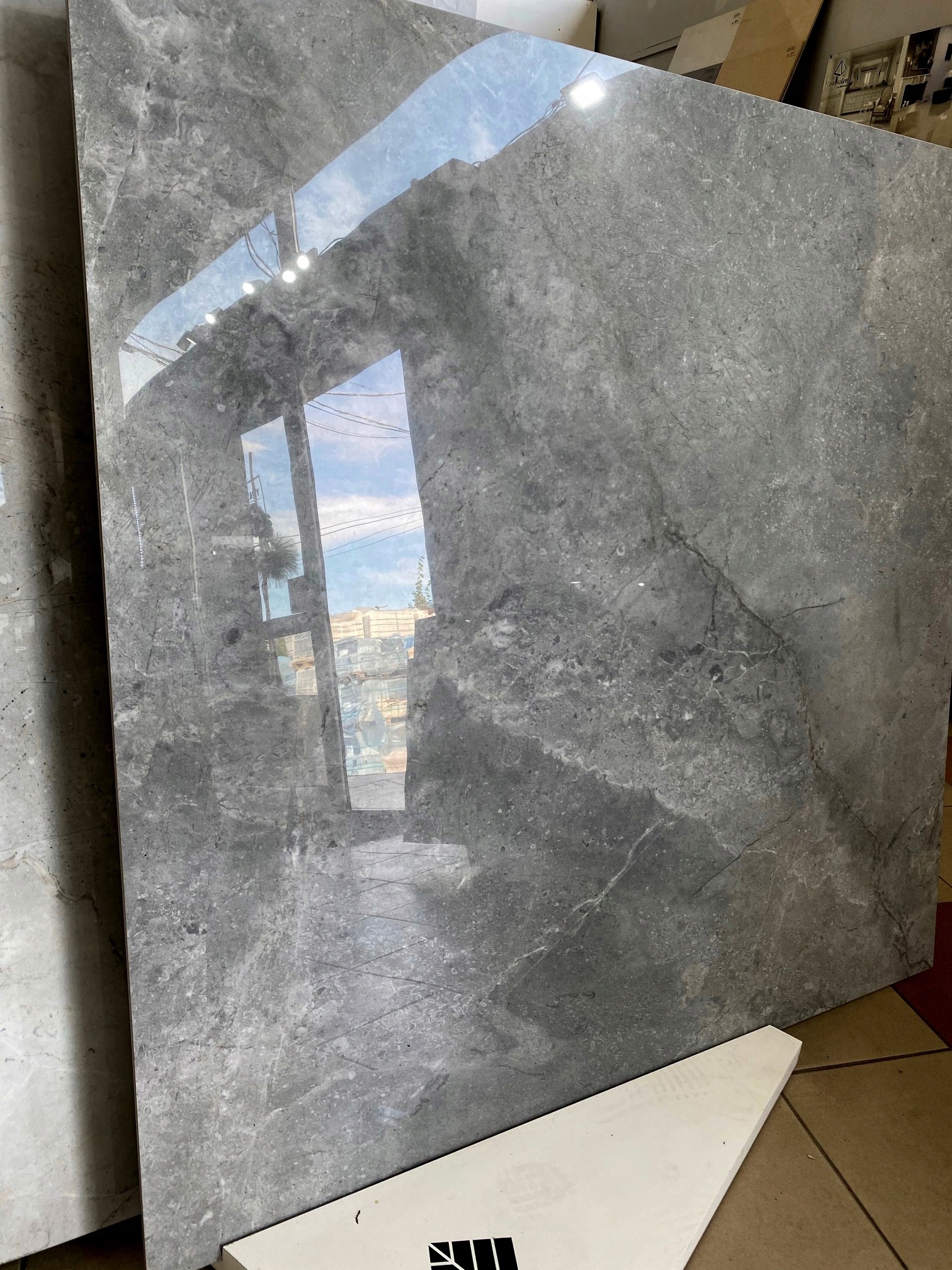 Gres polerowany marmuropodobny 120x120 POŁYSK gat2