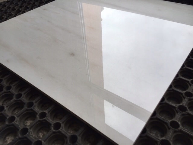 Gres poler MARMUR krem/beż 60x60 WYSOKI POŁYSK