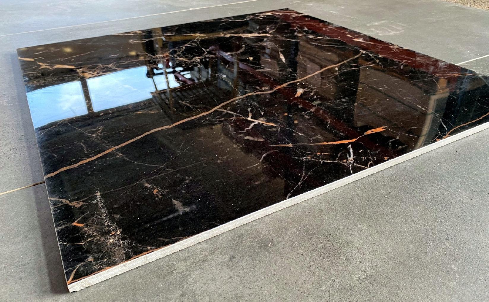 CZARNY MARMUR ŻYŁKA gres 60x60 wysoki POŁYSK!!!