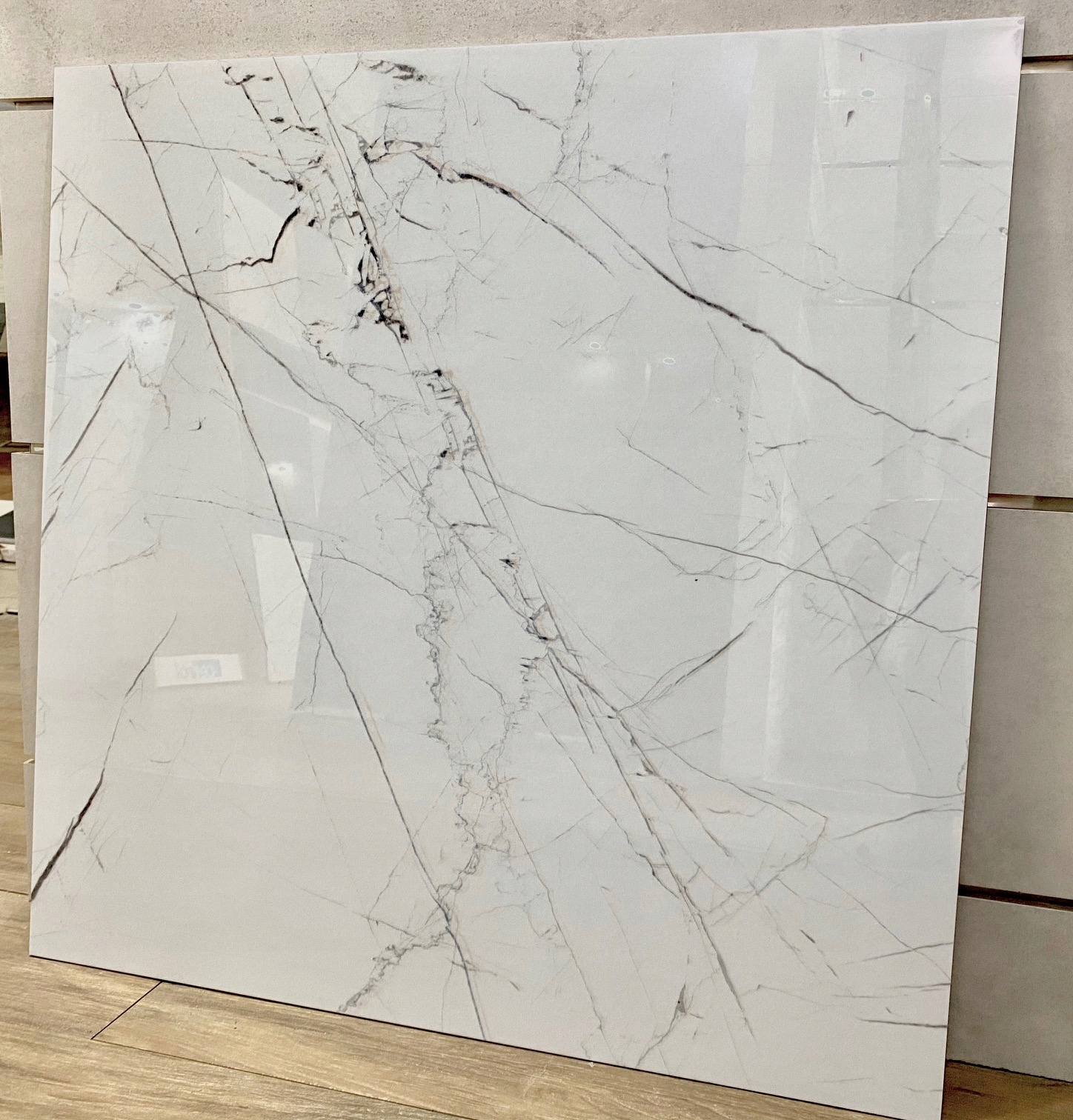 Gres polerowany MARMUR BIAŁY Marmo Thassos 80x80