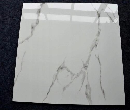 GRES CALACATTA WHITE 60X60 BIAŁY MARMUR POŁYSK g.2