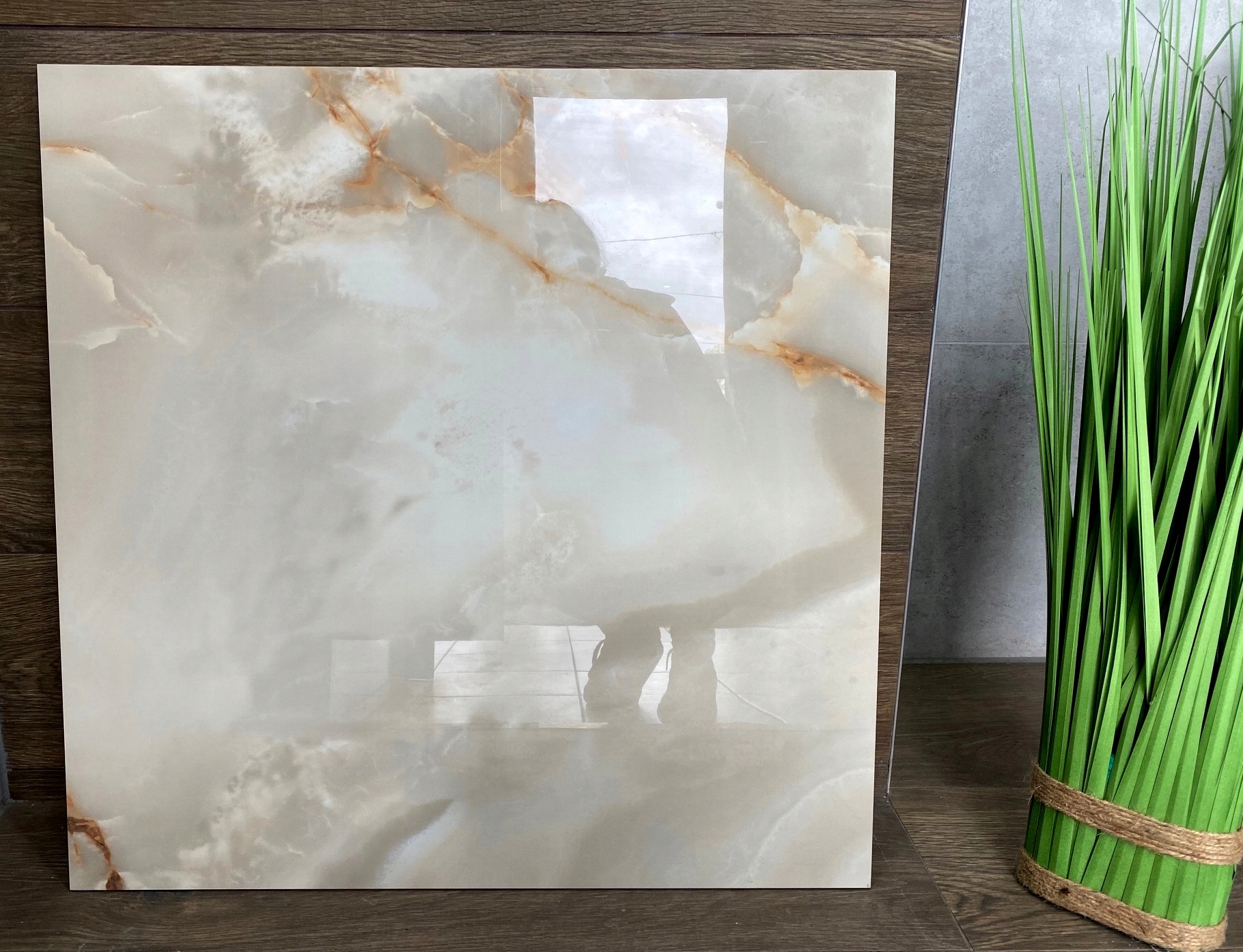 Gres polerowany BEŻ/BRĄZ MARMUR 60x60 POŁYSK gat.I