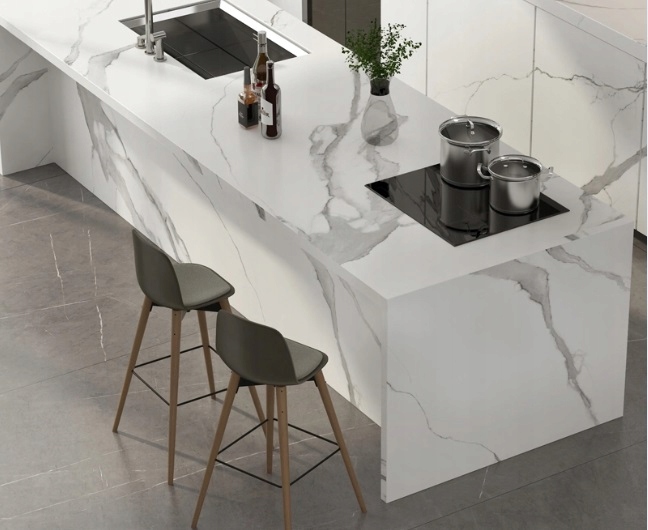 Blat łazienkowy 3 cm biały marmur POŁYSK NAJTANIEJ