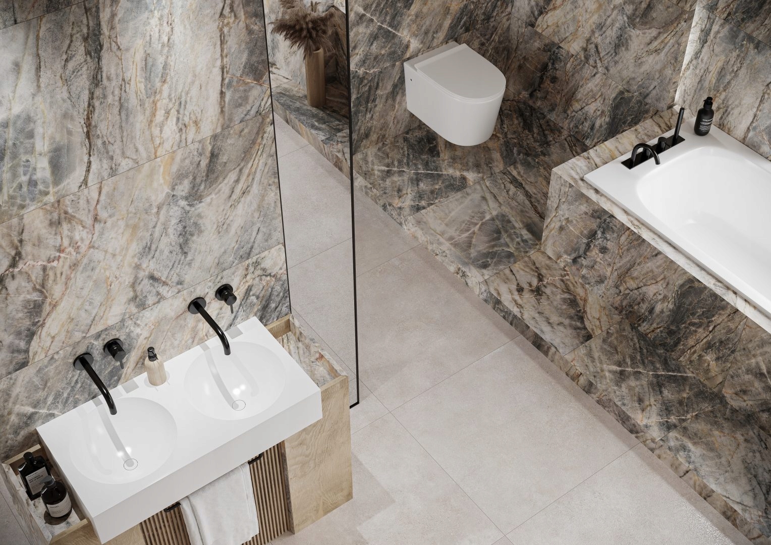 Gres polerowany BRAZILIAN QUARTZITE AMBER 120x60