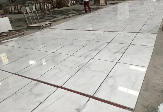 Gres BIAŁY MARMUR poler 120x60 WYSOKI POŁYSK gat.I