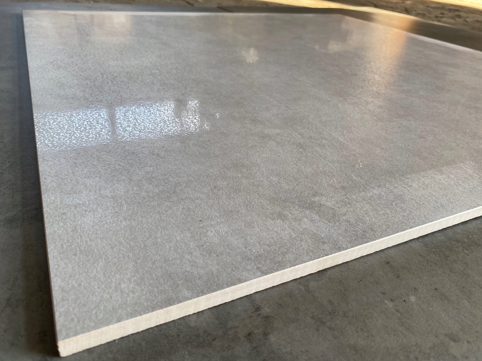 Szary betonopodobny gres 80x80 duży rozmiar TANIO