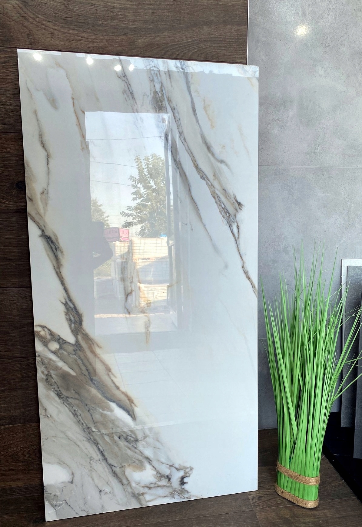 Gres poler marmur Calacatta Gold Złoto 120x60 g.II