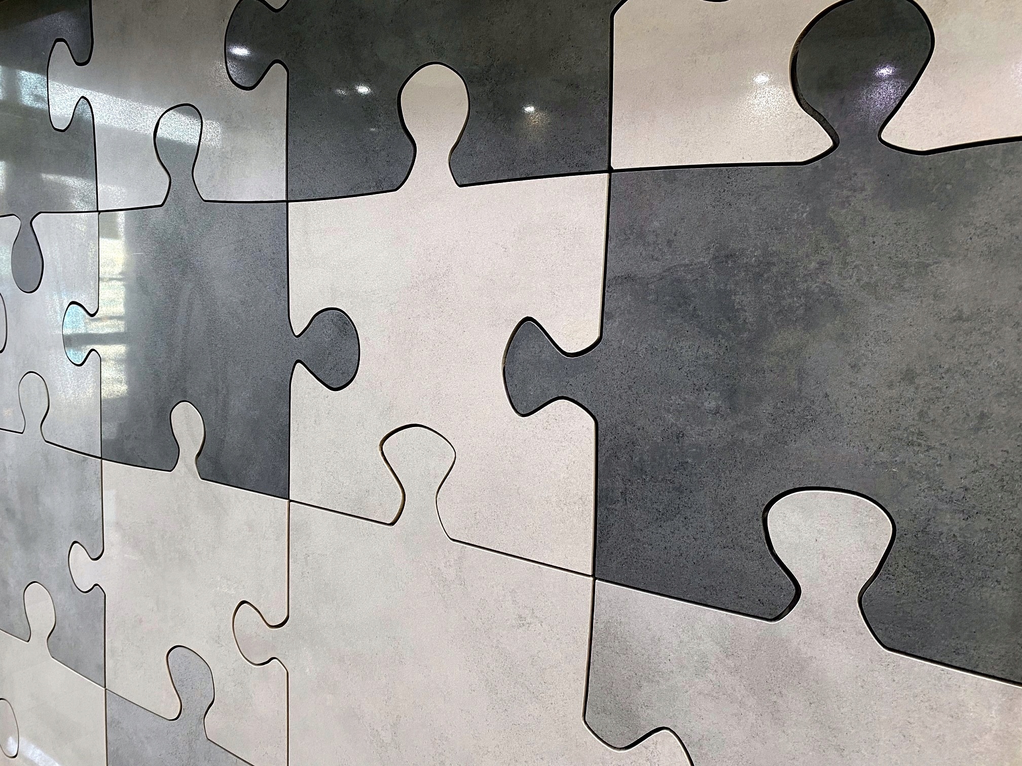 Puzzle 3D GRES dekoracja ścian podłogi NA WYMIAR