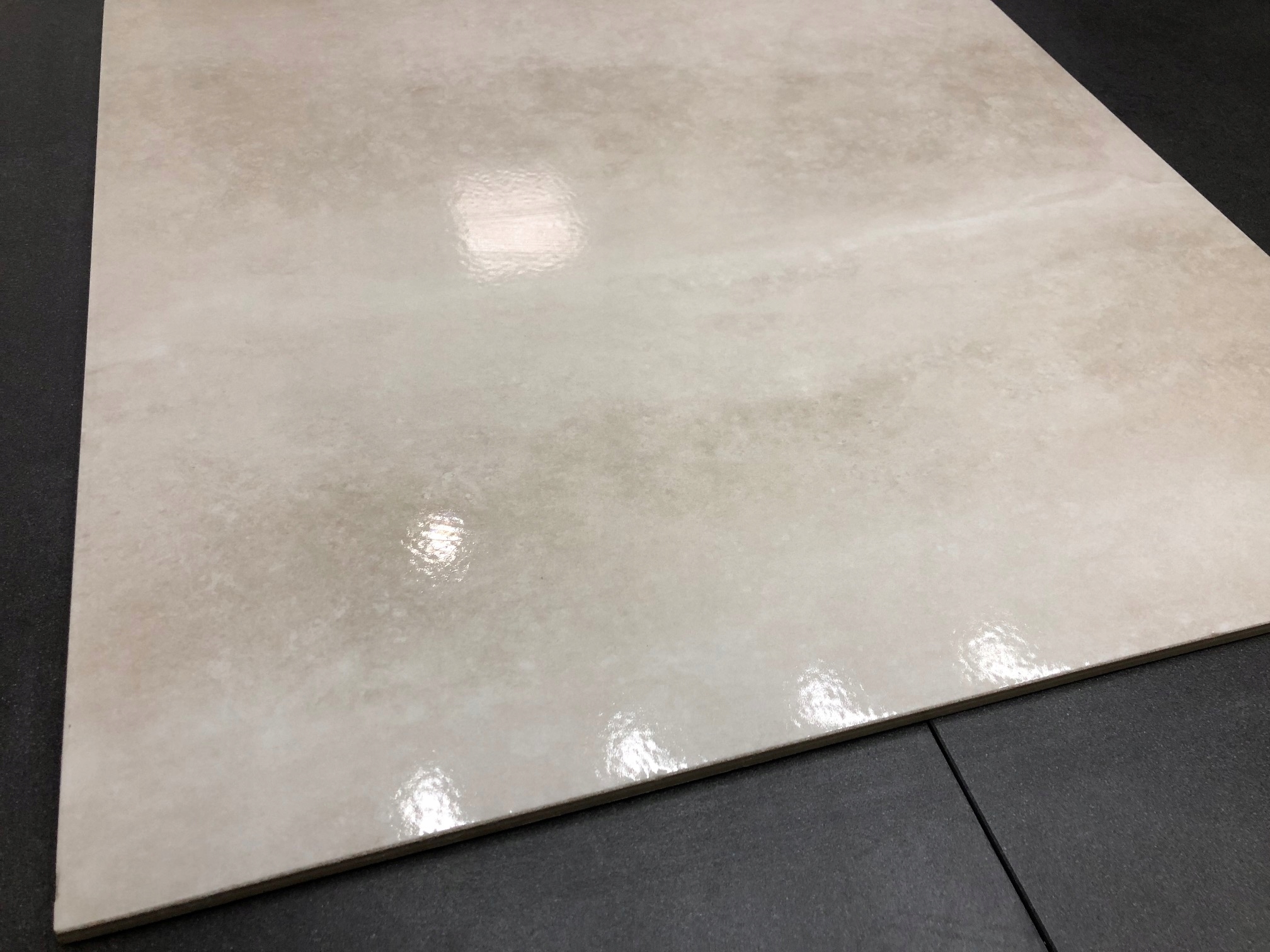 BEŻOWY MARMUR gres błyszczący 60X60 kamień POŁYSK