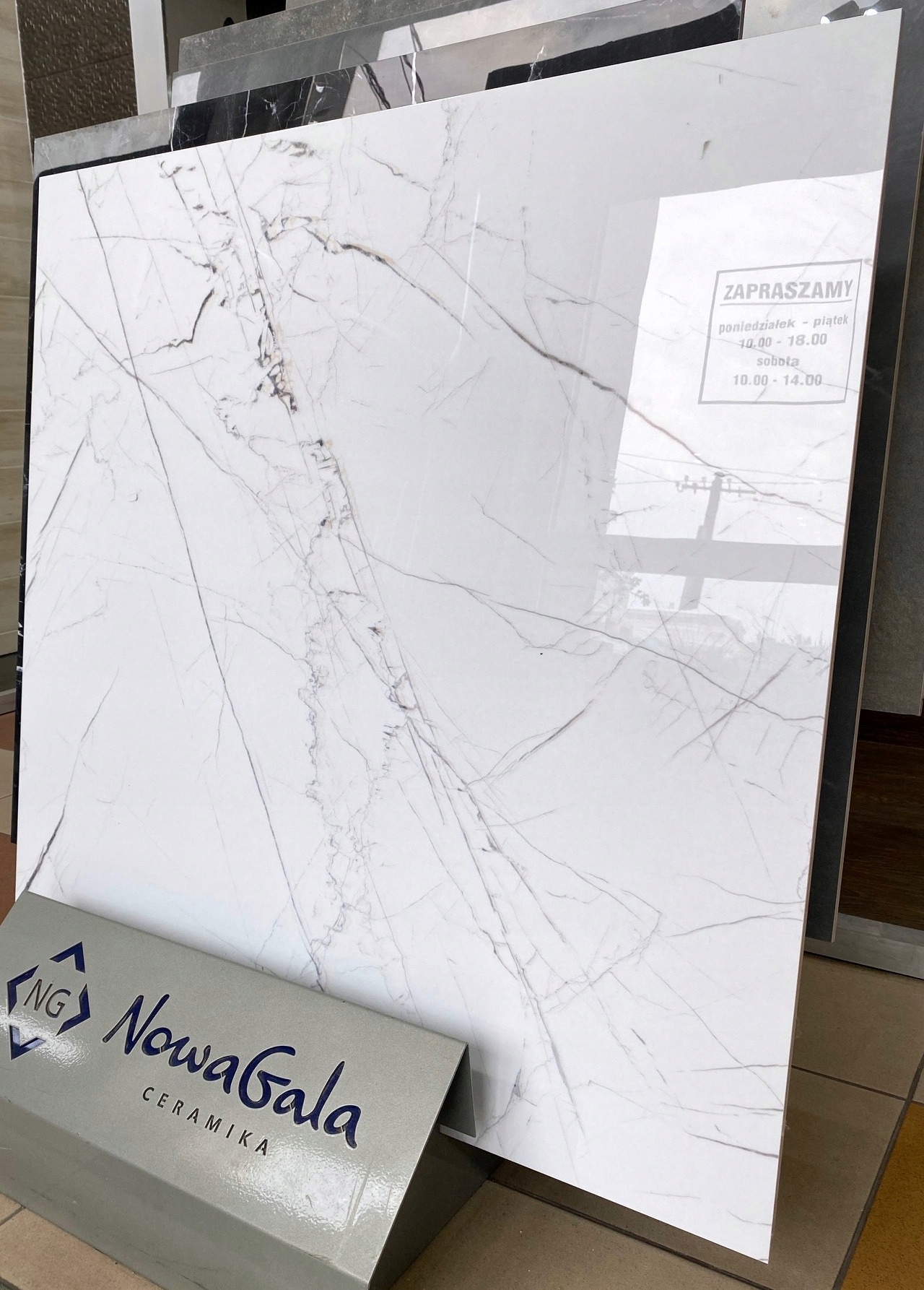 Gres polerowany MARMUR BIAŁY Marmo Thassos 80x80