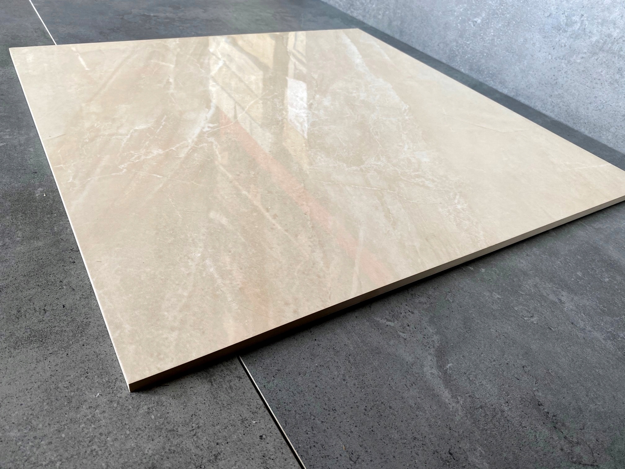 MARMUROWY gres krem/beż 60x60 wysoki POŁYSK!!!