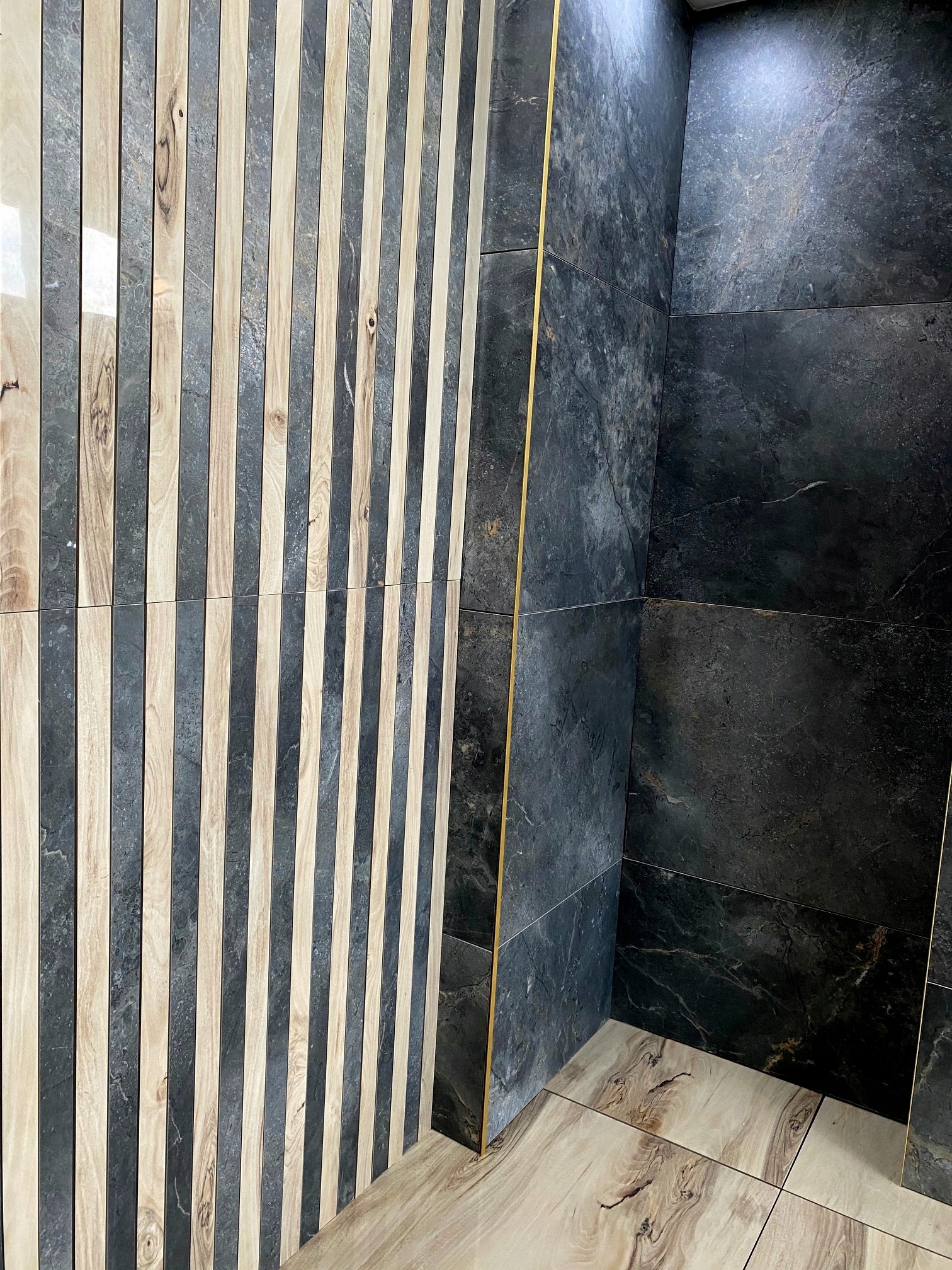 Panele lamelowe wodoodporne, gres drewnopodobny 3D